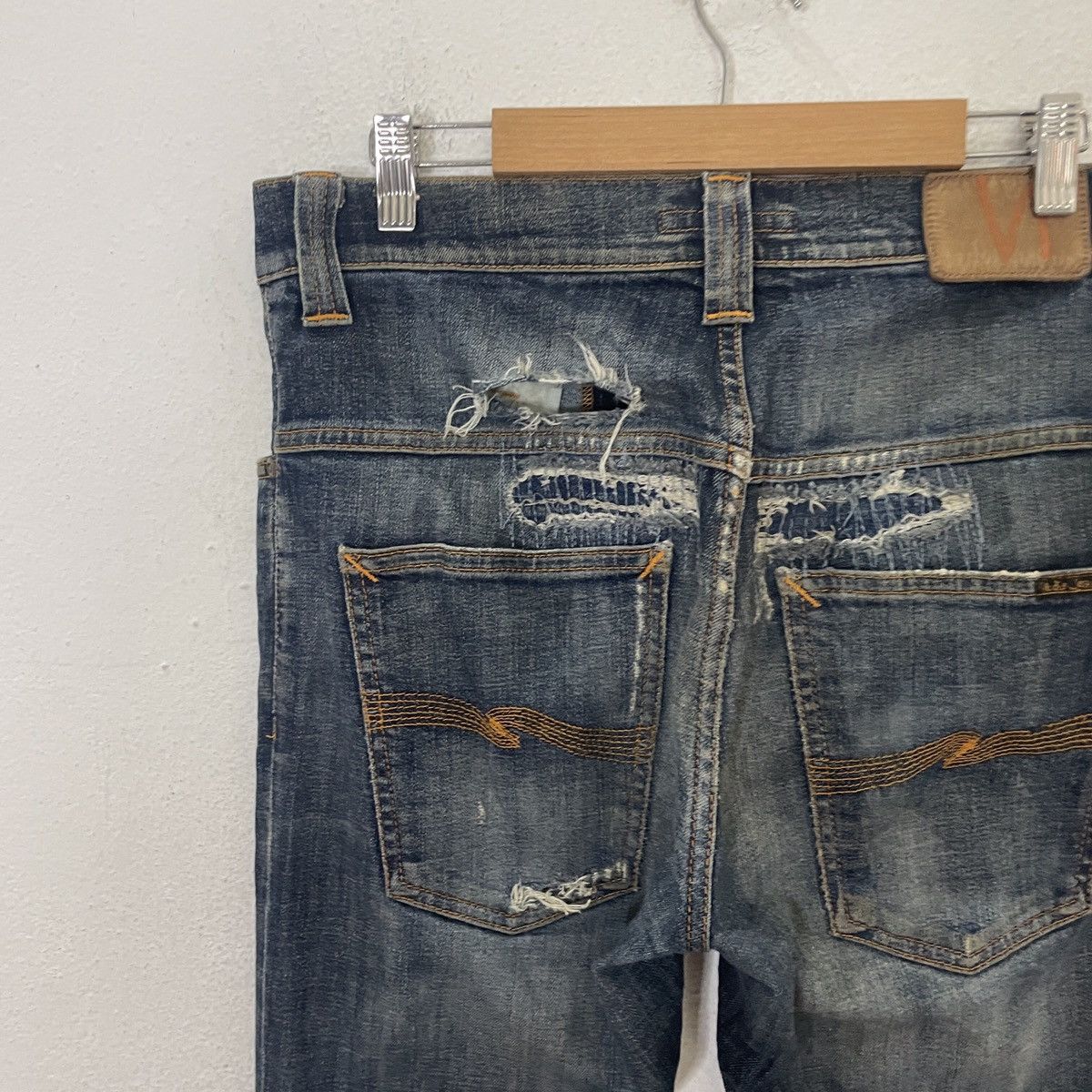 Nudie Jeans Vintage Nudie Jeans Japan Distressed Denim Size US 32 / EU 48 - 10 Thumbnail