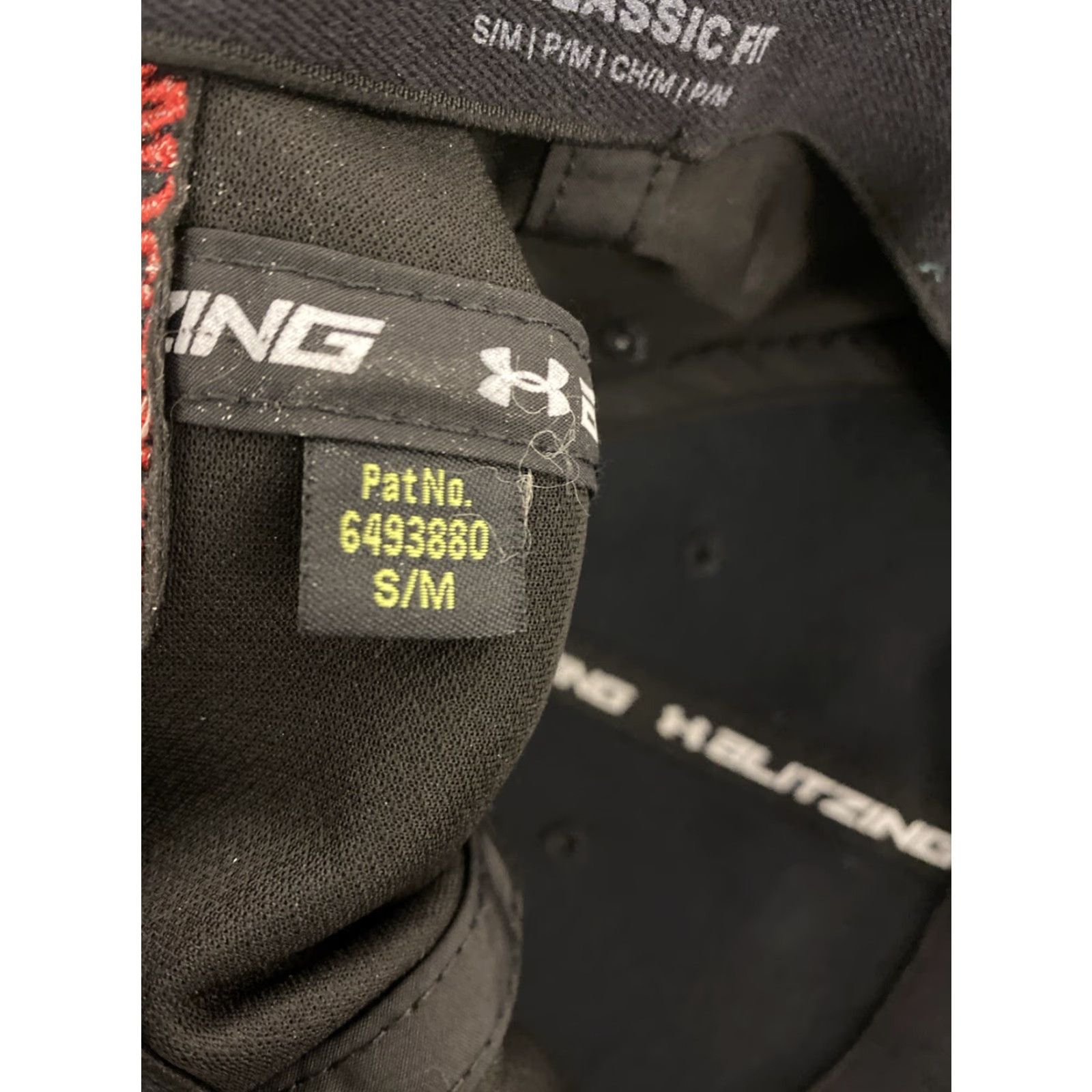 Under Armour Under Armour Freedom UA Classic Fit hat cap mens S/M flex fitted black /672 Size ONE SIZE - 7 Thumbnail