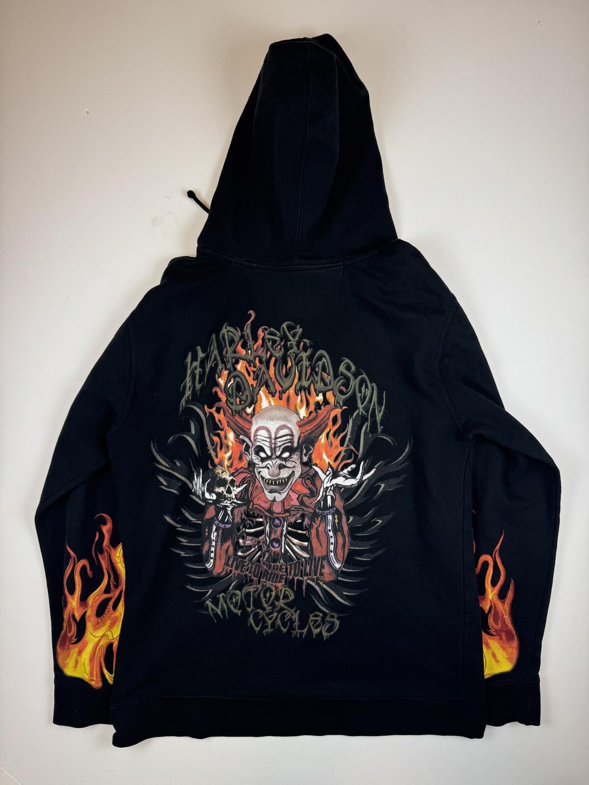 Harley Davidson Harley Davidson Skull Clown Hoodie Size US M / EU 48-50 / 2 - 2 Thumbnail