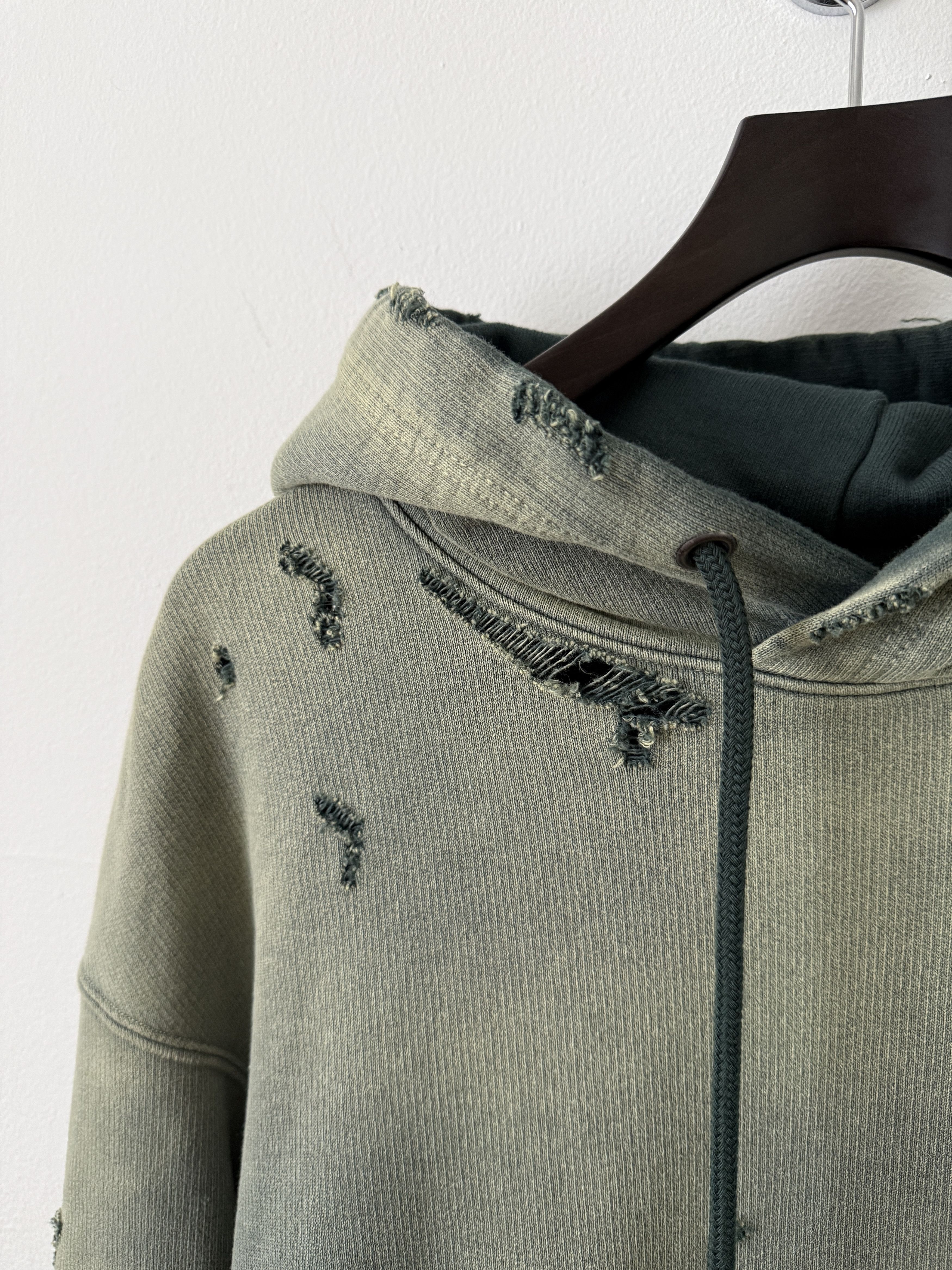 Maison MIHARA YASUHIRO Sun Faded Distressed Pullover Hoodie Size US S / EU 44-46 / 1 - 11 Thumbnail