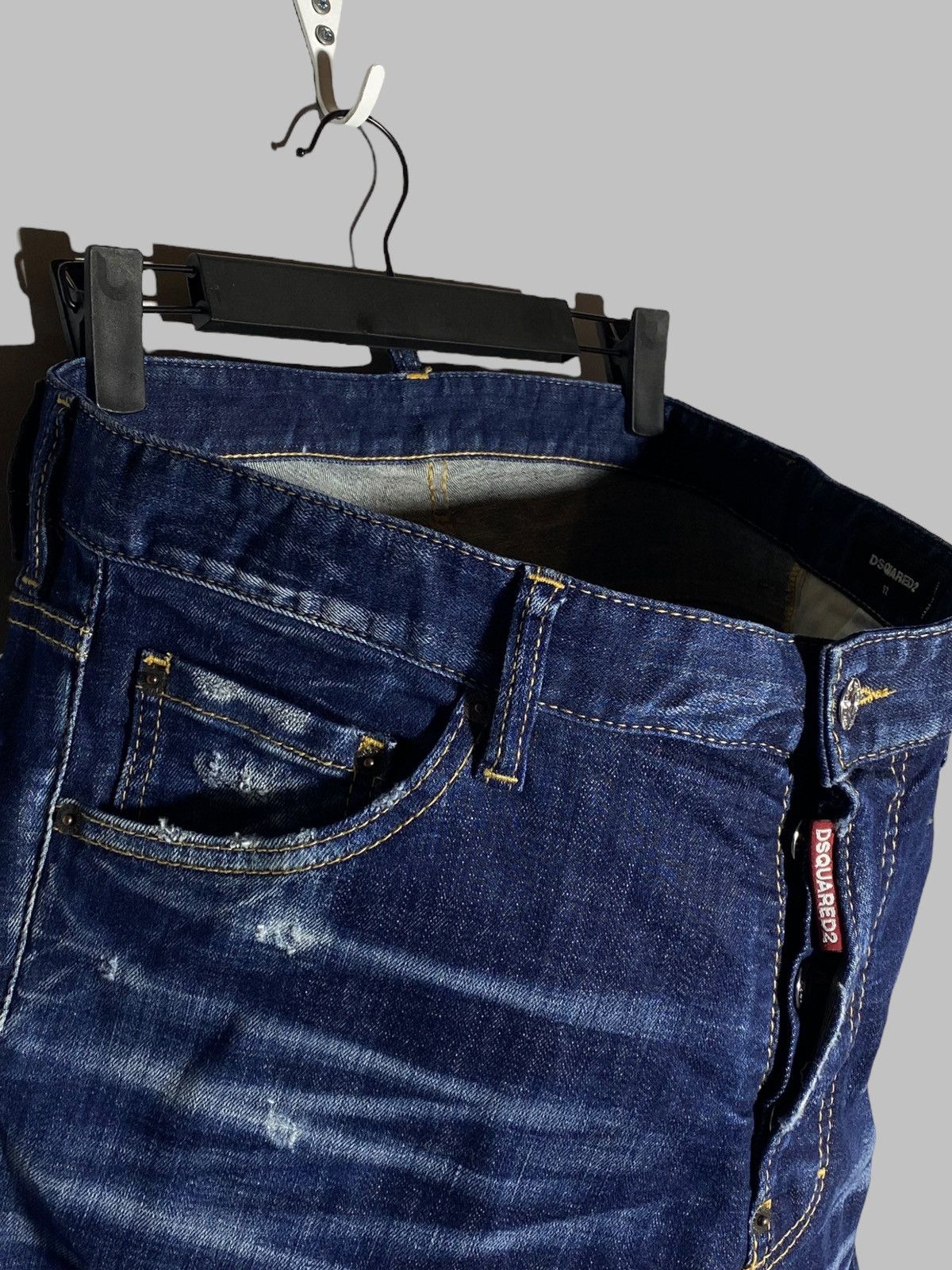 Dsquared2 🔥 DSQUARED2 DAISY EMBROIDERED JEANS Y2K COOL GUY VIBES Size US 34 / EU 50 - 10 Thumbnail