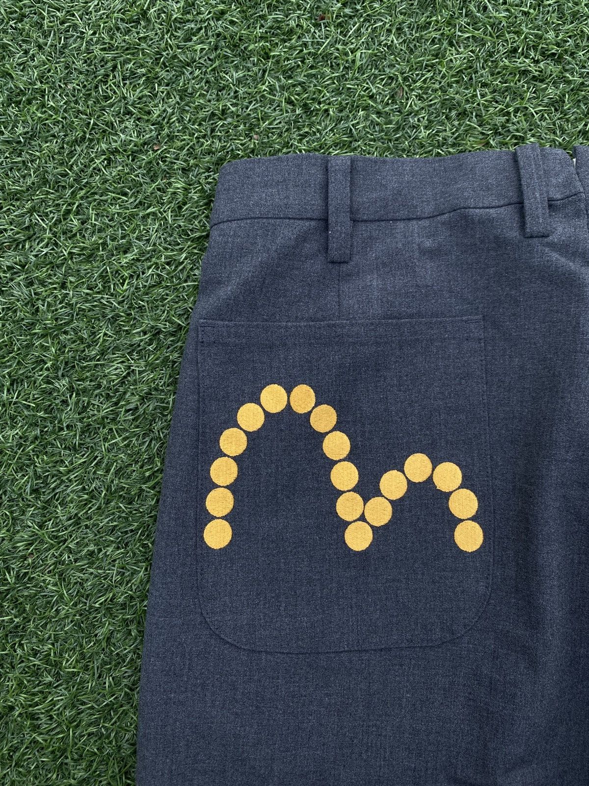 Evisu EVISU WORK TROUSERS PANTS WITH EMBROIDERY YELLOW SEA GULLS Size US 32 / EU 48 - 3 Thumbnail