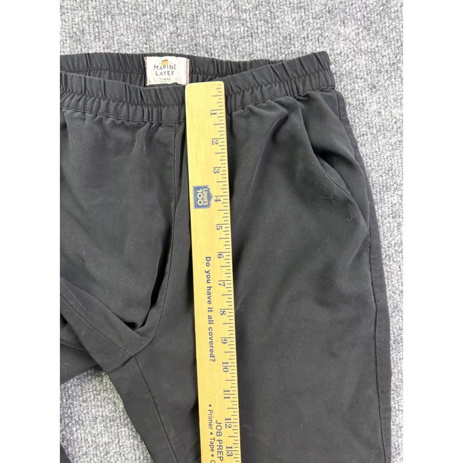 Marine Layer VINTAGE Marine Layer Pants Womens XS Black Modal Jogger Elastic Waist Stretch Tapered Size 26" / US 2 / IT 38 - 5 Thumbnail