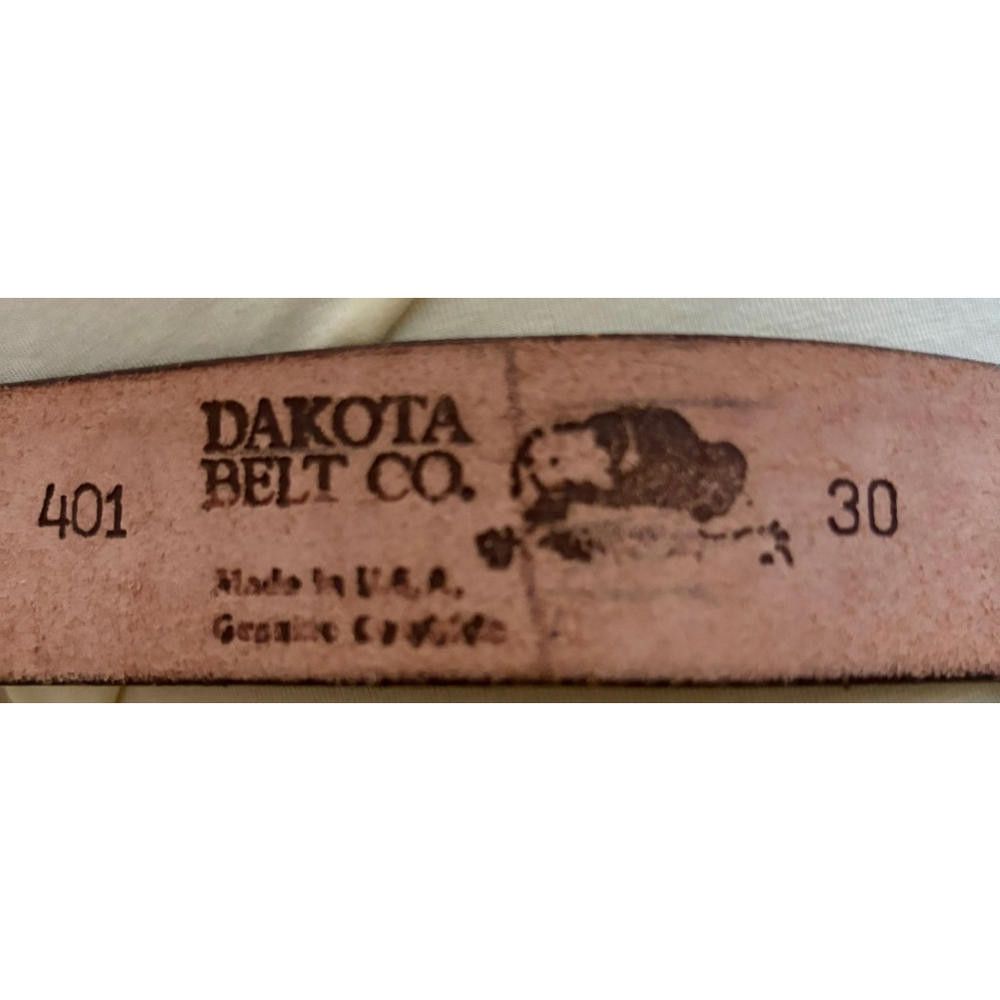 Designer Dakota Belt Co Leather Belt - 30 inch Size ONE SIZE - 5 Thumbnail
