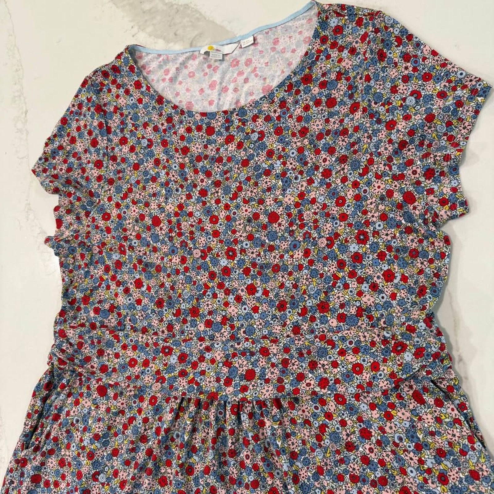 Boden Boden Florrie Jersey Floral Knee Length Dress Womens 20/22R Size 3XL / US 20-22 - 3 Thumbnail