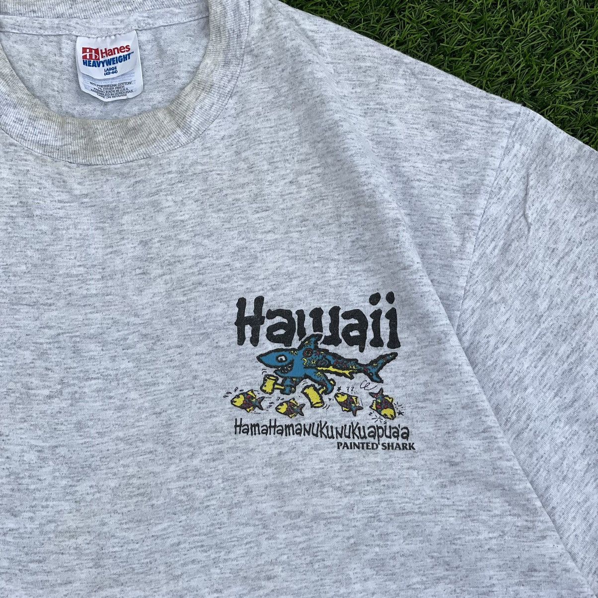 Hanes × Vintage VINTAGE 90s HANES HEAVYWEIGHT TSHIRT Size US L / EU 52-54 / 3 - 4 Thumbnail