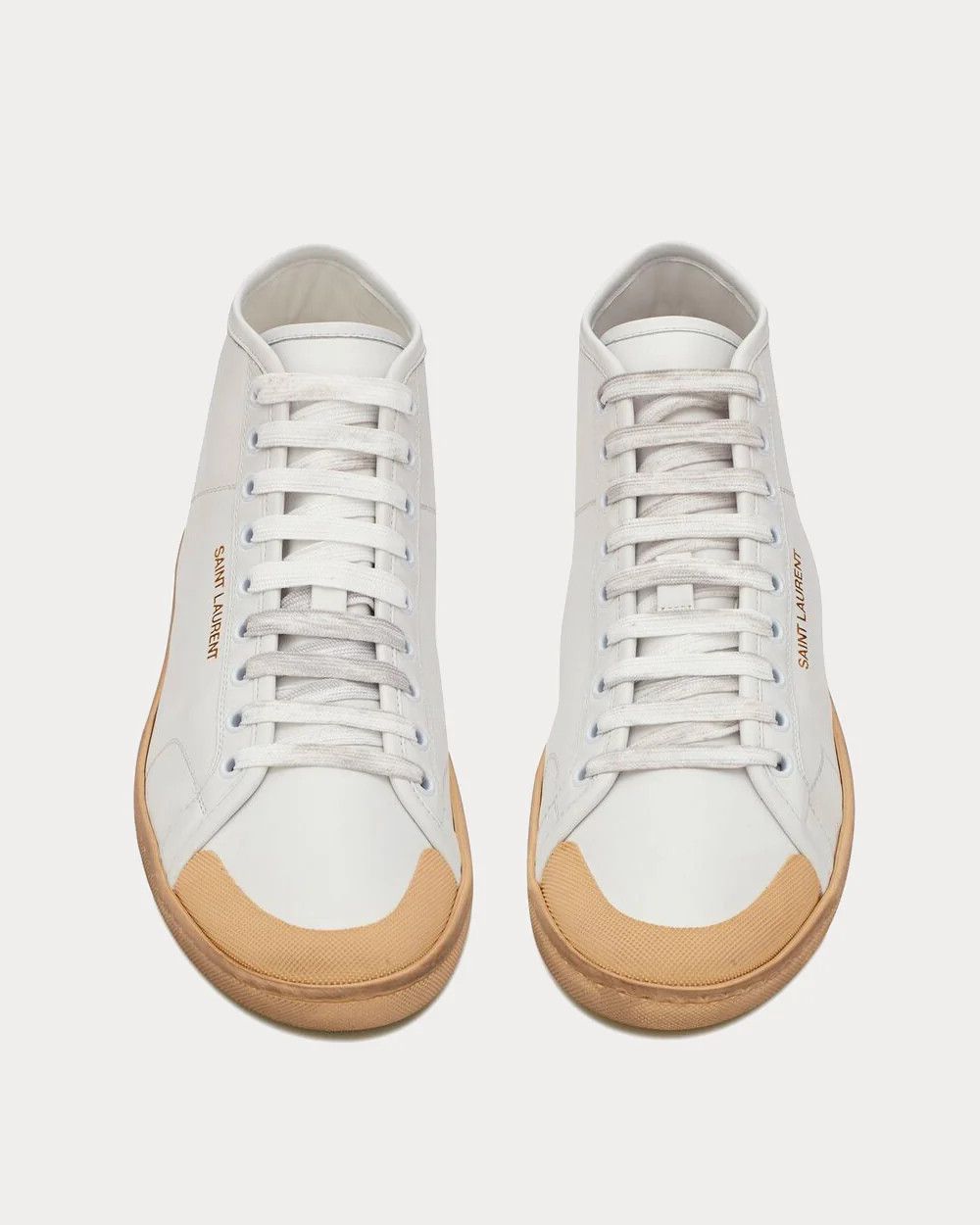 Saint Laurent Paris o1bcso1str0125 Sneaker in White Size US 12 / EU 45 - 2 Thumbnail
