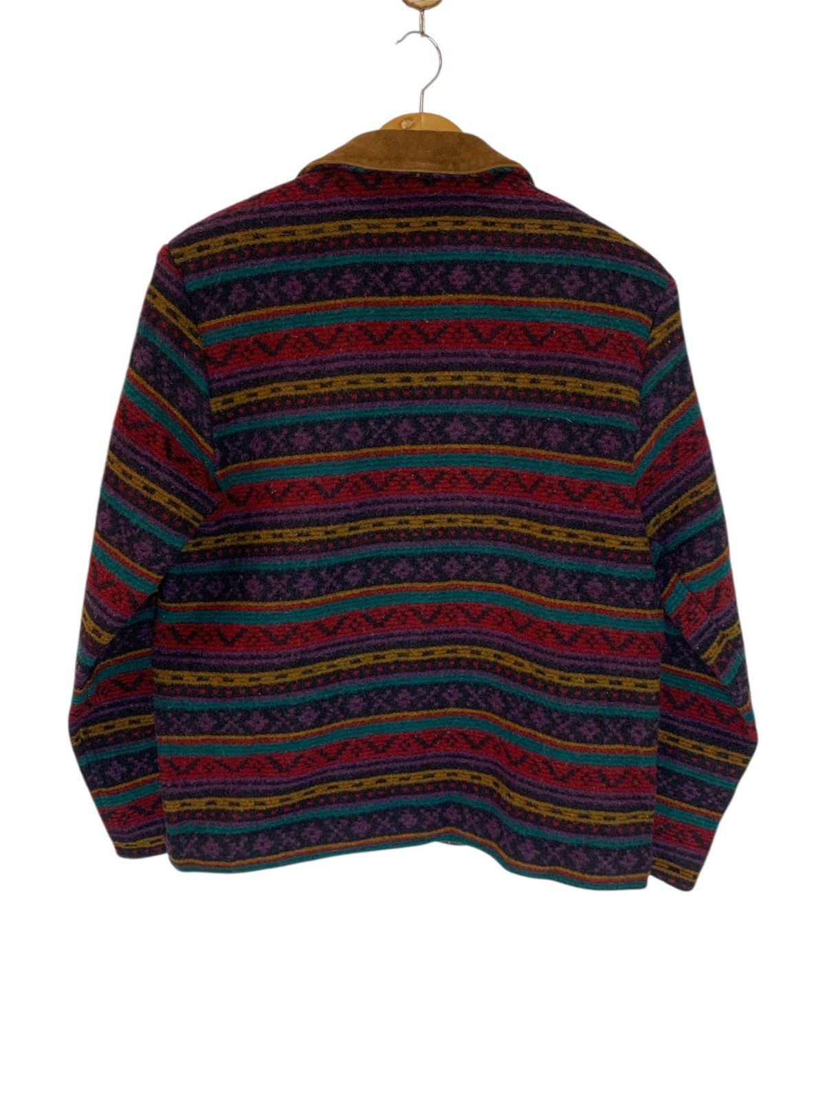 L.L. Bean × Vintage × Woolrich Woolen Mills Vintage WOOLRICH Native Aztec Wool Womens Jacket Size US M / EU 48-50 / 2 - 2 Thumbnail
