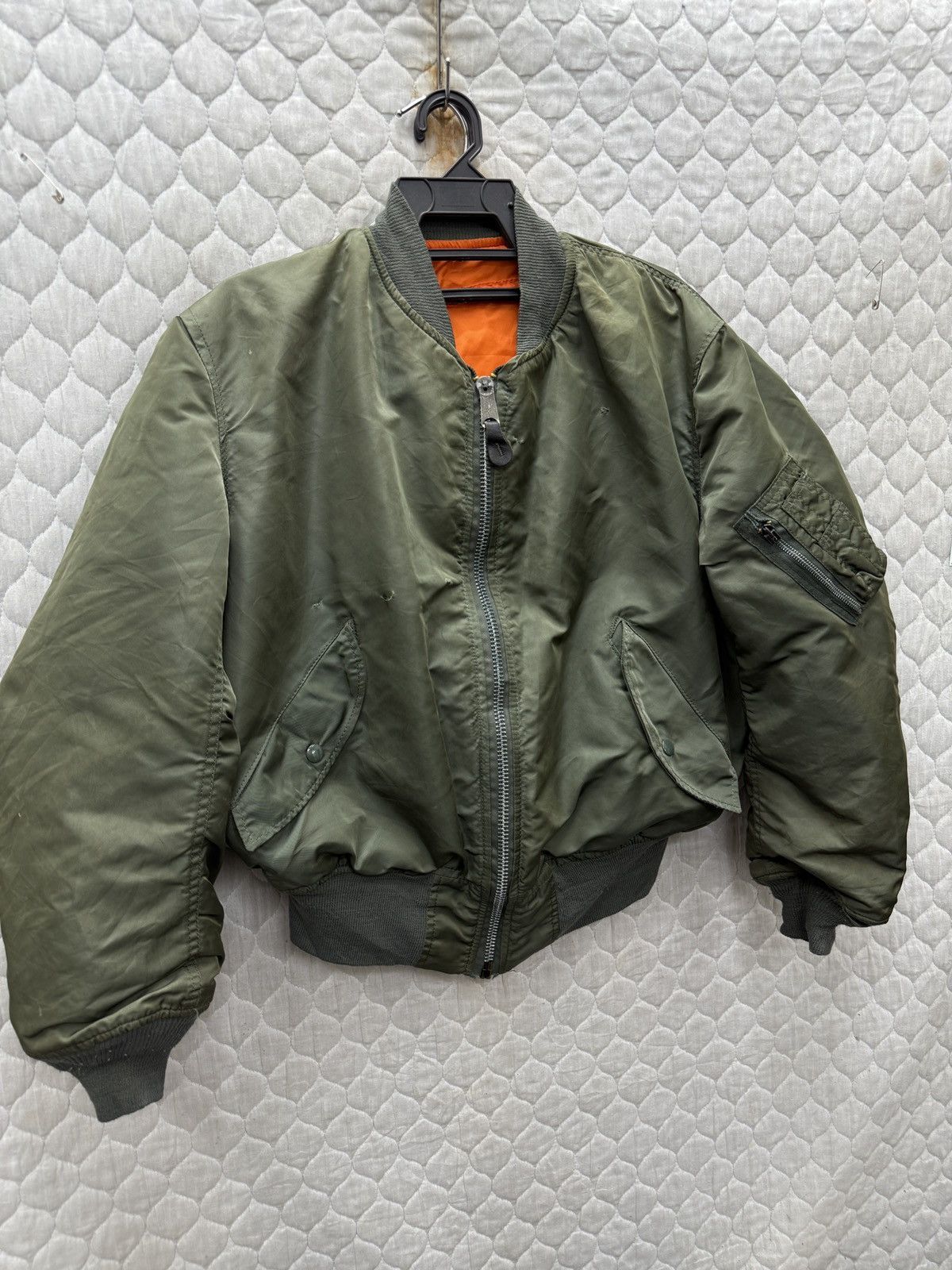 Alpha Industries 🔥🔥🔥ARCHIVE VINTAGE ALPHA INDUSTRIES MA1 BOMBER FLIGHT JACKET Size US L / EU 52-54 / 3 - 2 Thumbnail