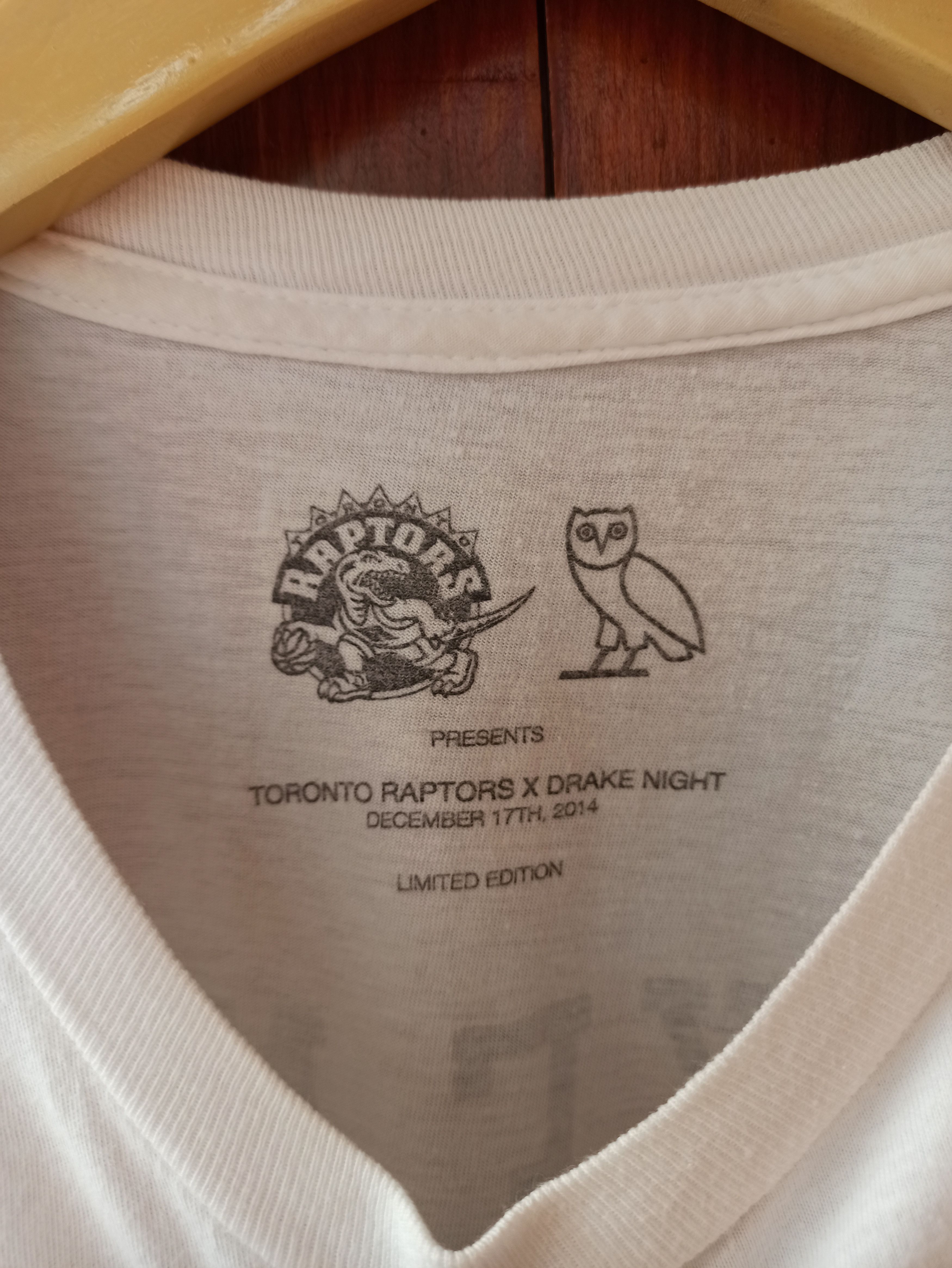 Drake × Vintage Toronto Raptors x OVO 2014 Drake Night Tee Size US XL / EU 56 / 4 - 4 Thumbnail
