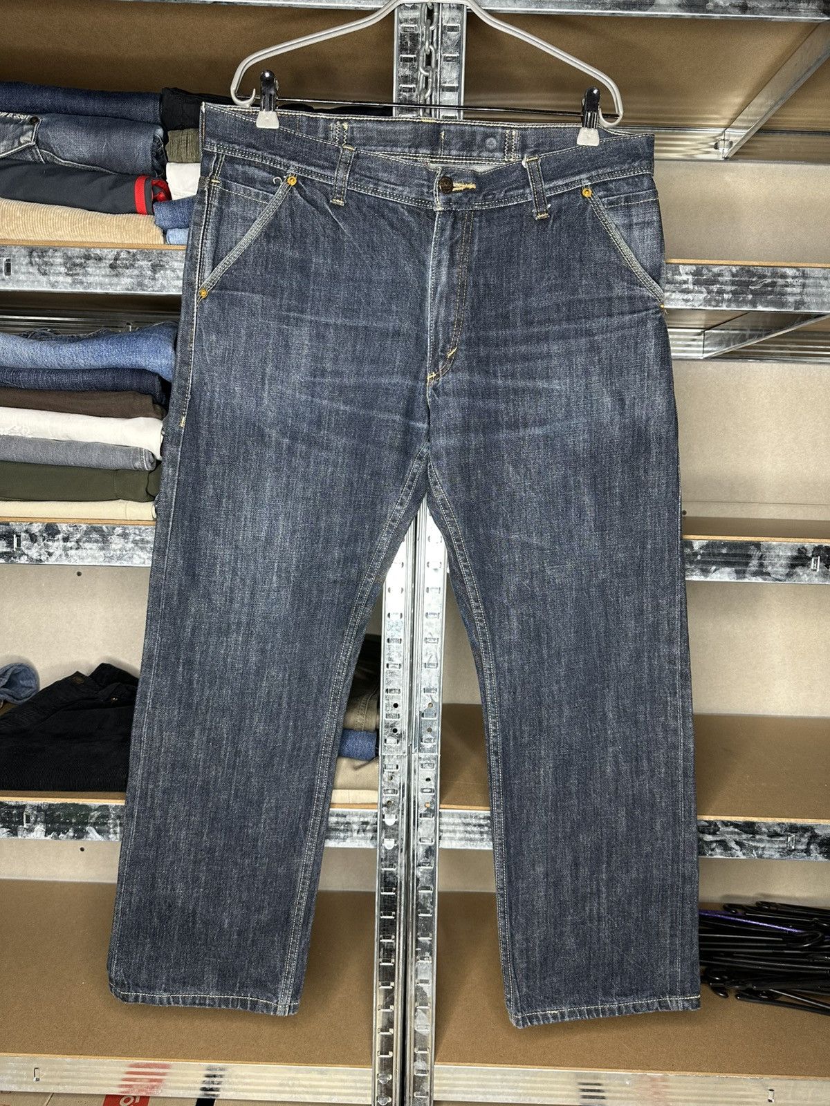 Levi's Levi’s 514 Selvedge Denim Jeans Blue 36x30 Men’s Pants Size US 36 / EU 52 - 1 Thumbnail