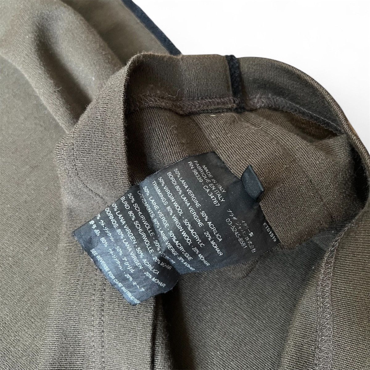 Prada Prada wool army green roll neck sweater Size US L / EU 52-54 / 3 - 7 Thumbnail
