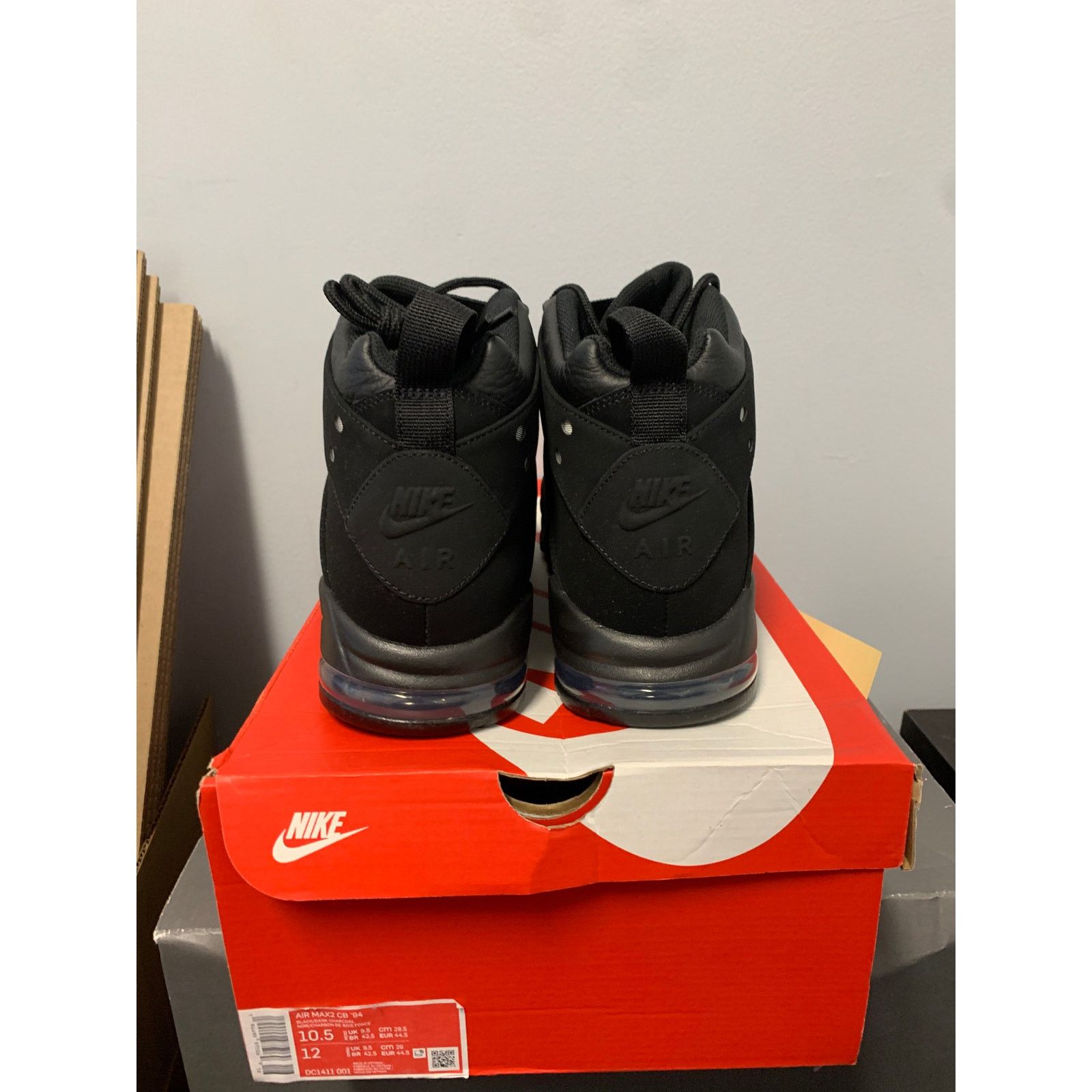 Nike Nike Air Max 2 CB '94 Triple Black Size 10.5 Worn Once Size US 10.5 / EU 43-44 - 4 Thumbnail