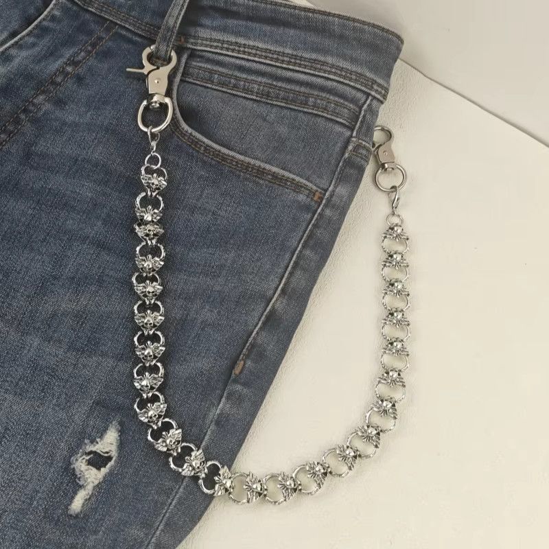 Jewelry Retro Hip Hop Wallet Waist Pant Chain Luxury Accessories Y2K Size ONE SIZE - 6 Thumbnail