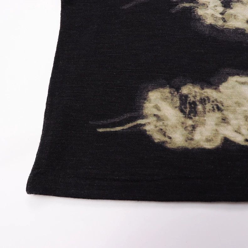 Yohji Yamamoto Yohji Yamamoto Black Wool Long Sleeve Top Size US M / EU 48-50 / 2 - 4 Thumbnail