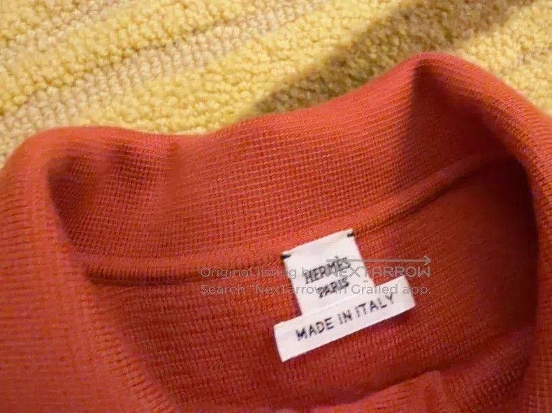 Hermes Hermes Watermelon Red Underwear - Cashmere and Silk Blend Size XXS / US 00 / IT 34 - 2 Thumbnail