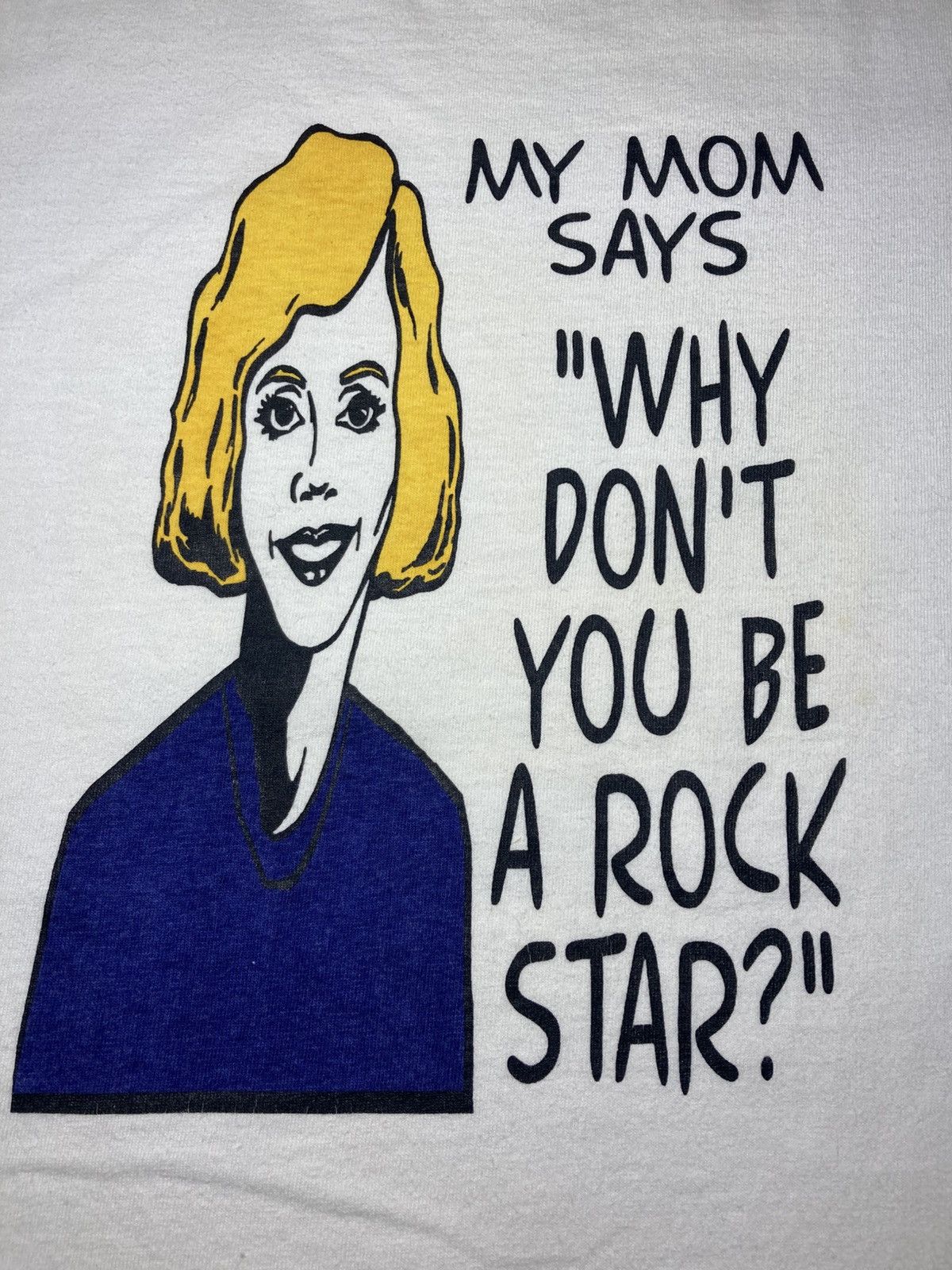 2005 60HMR Mom Says Rock Star See Vintage 90s Anime Cartoon