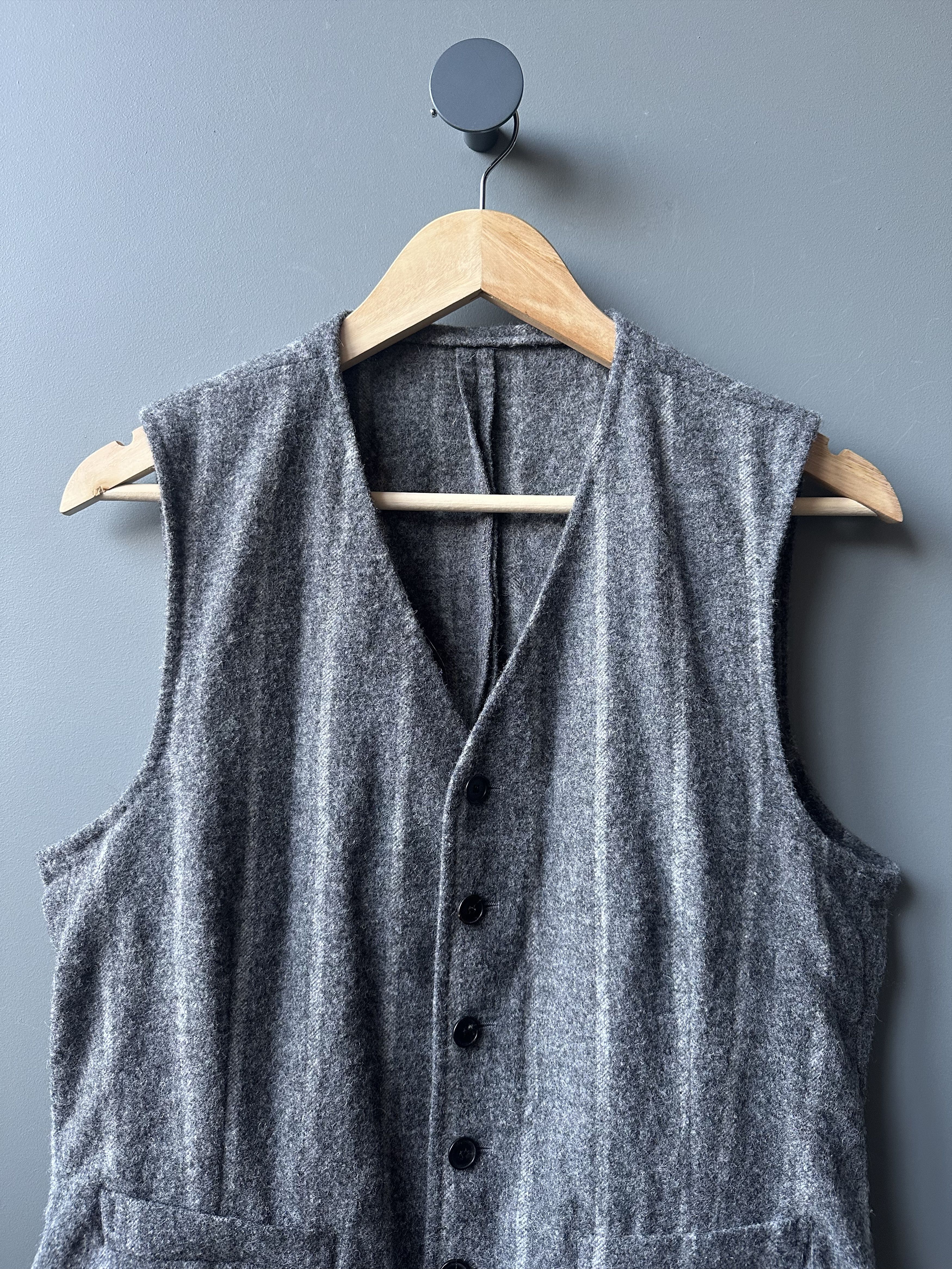 Lardini Lardini Stripped Alpaca Wool Vest Size 48R Size 48R - 2 Thumbnail