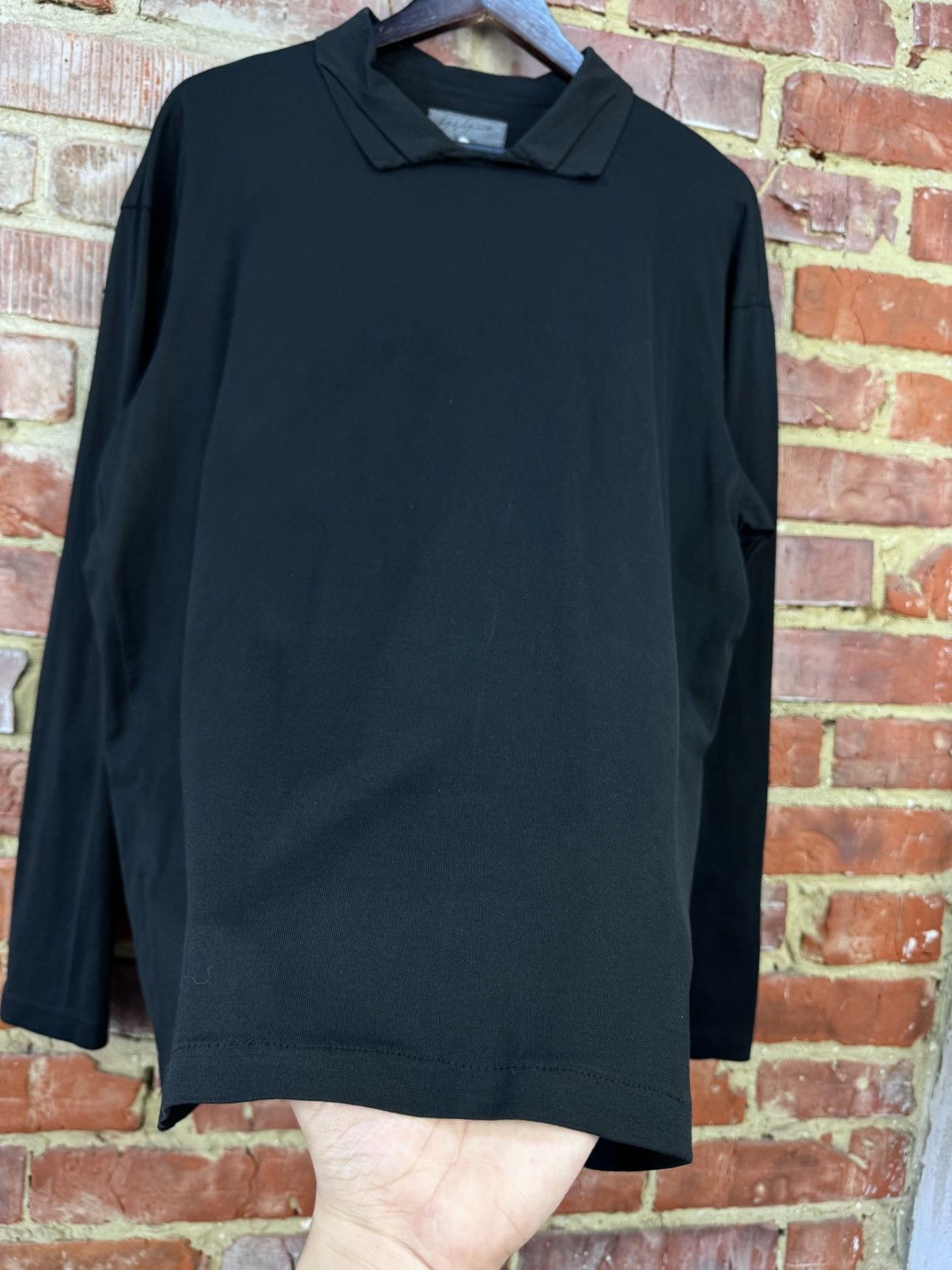 Vintage × Yohji Yamamoto Yohji Yamamoto Pour Home Vintage Polo Long Sleeve Pullover Size US M / EU 48-50 / 2 - 20 Thumbnail