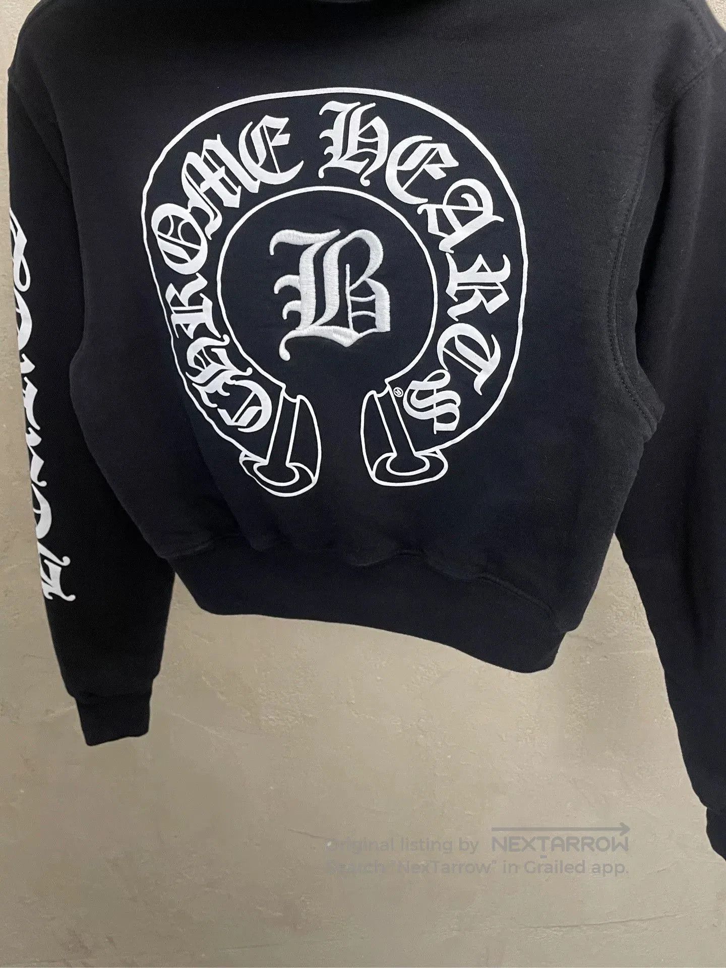 Chrome Hearts Chrome Hearts Bella Collaborative Black Cropped Hoodie. Size US XS / EU 42 / 0 - 2 Thumbnail