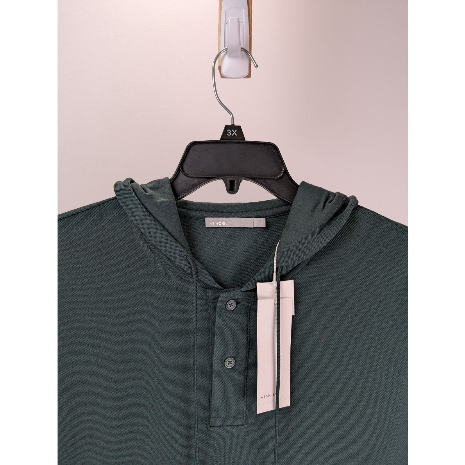 Vince o1rshd1 CC20 Button Hoodie in Green Size US S / EU 44-46 / 1 - 5 Thumbnail