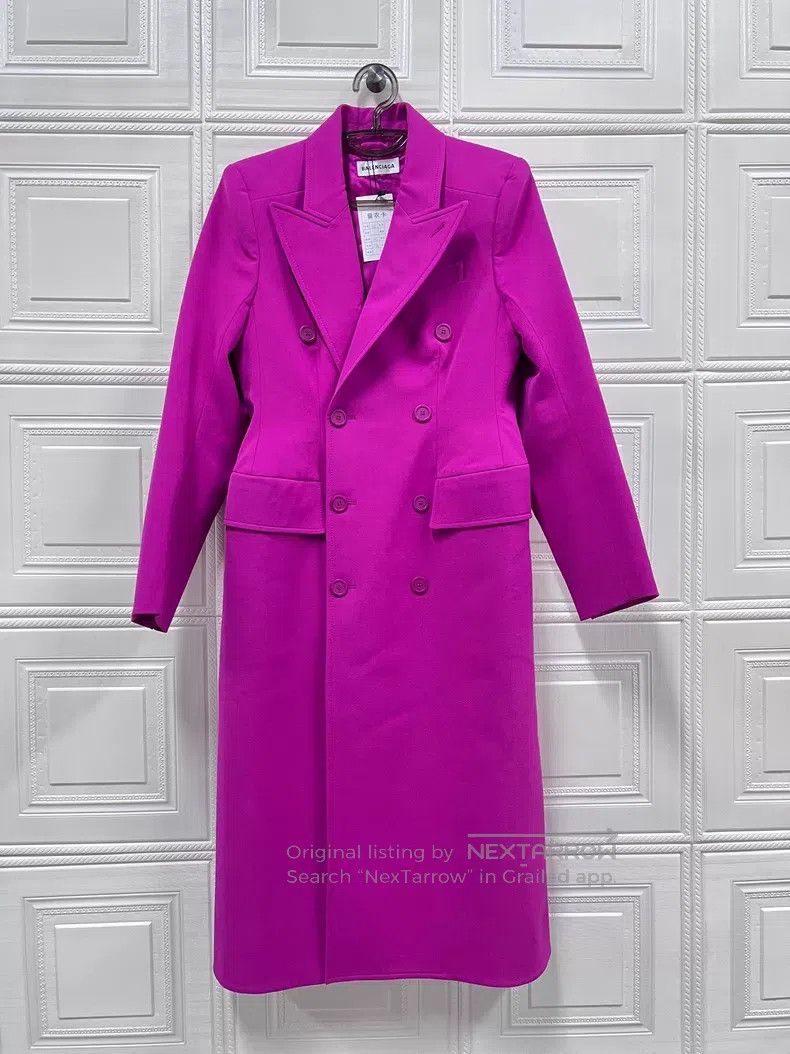 Balenciaga Balenciaga Hourglass double-breasted coat Size XS / US 0-2 / IT 36-38 - 1 Thumbnail