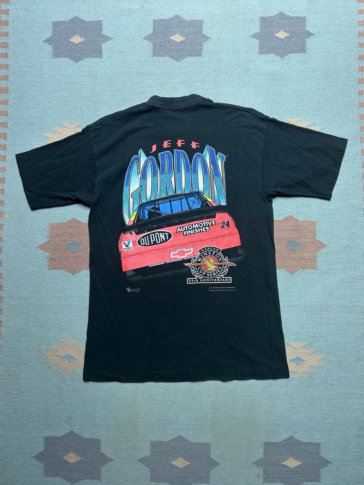 Vintage Vtg 90s t shirt 1995 Winston cup nascar Jeff Gordon large Size US L / EU 52-54 / 3 - 7 Thumbnail