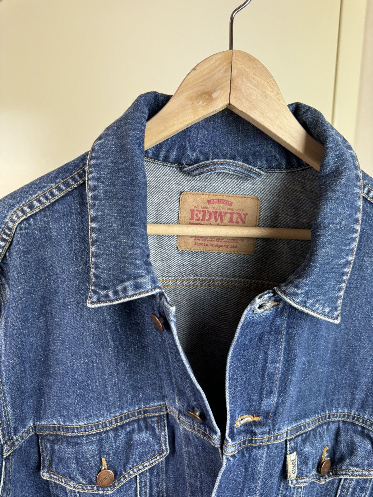 Edwin Edwin Japanese Selvedge Denim Vintage Jacket Filson Coat XXL Size US XXL / EU 58 / 5 - 22 Thumbnail