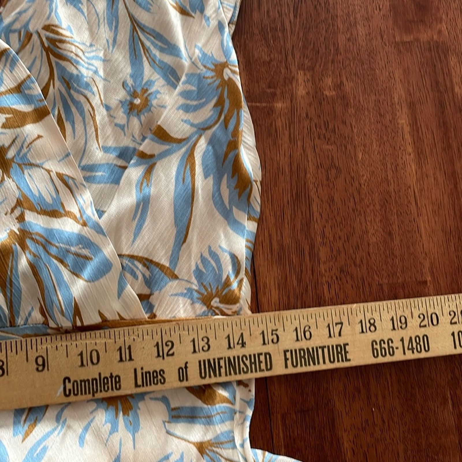BEC + BRIDGE Bec & Bridge Stella Maxi Dress Blue Beige Tropical Floral 6 Size M / US 6-8 / IT 42-44 - 14 Thumbnail