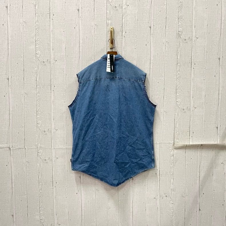 Balenciaga Balenciaga size 38 Denim Vest Size M / US 6-8 / IT 42-44 - 2 Thumbnail