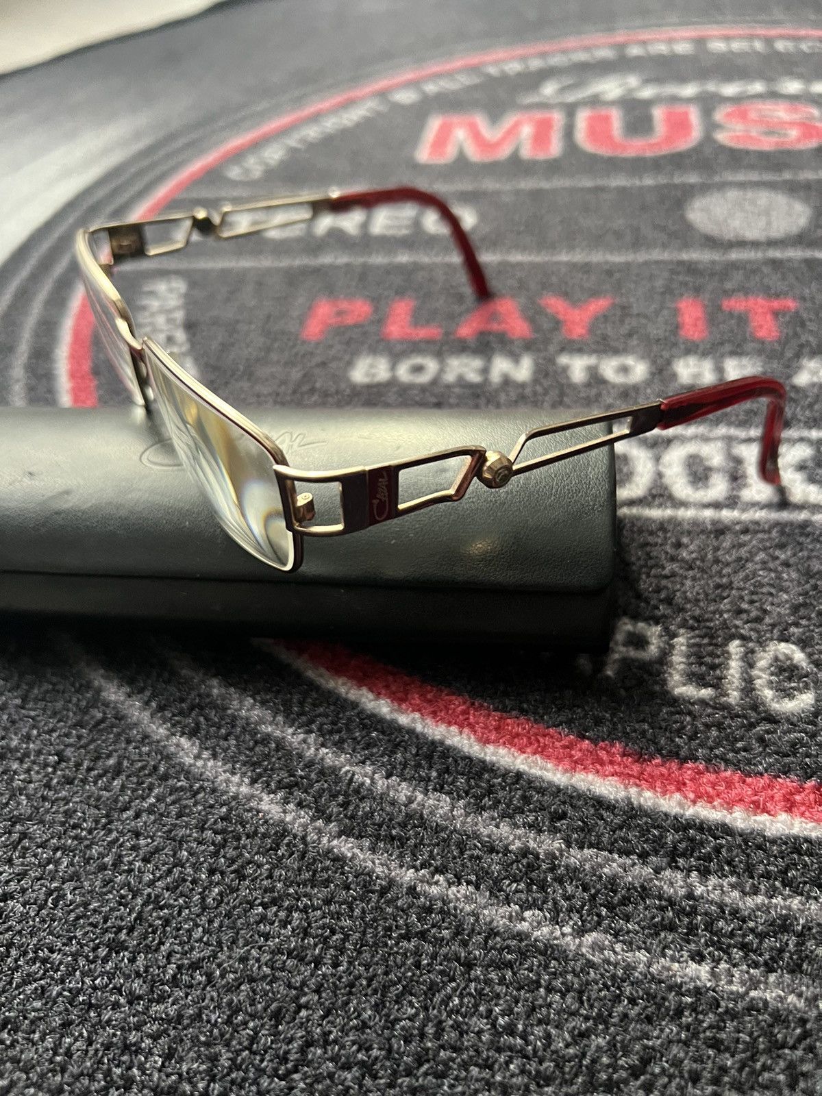Cazal × Vintage Vintage Cazal titanium Glasses with gems 💎 Size ONE SIZE - 3 Thumbnail