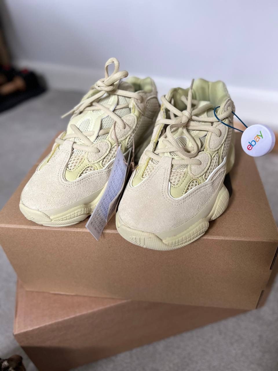 Adidas × Yeezy Adidas Yeezy 500 Supermoon Yellow Size US 6 / EU 39 - 2 Thumbnail