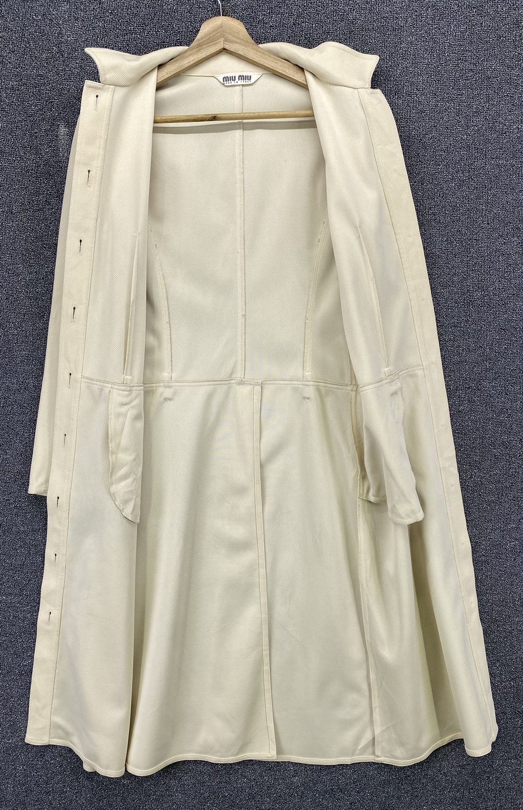 Miu Miu × Prada Vintage Miu Miu Prada Button Up Long Coat Jacket Size M / US 6-8 / IT 42-44 - 11 Thumbnail