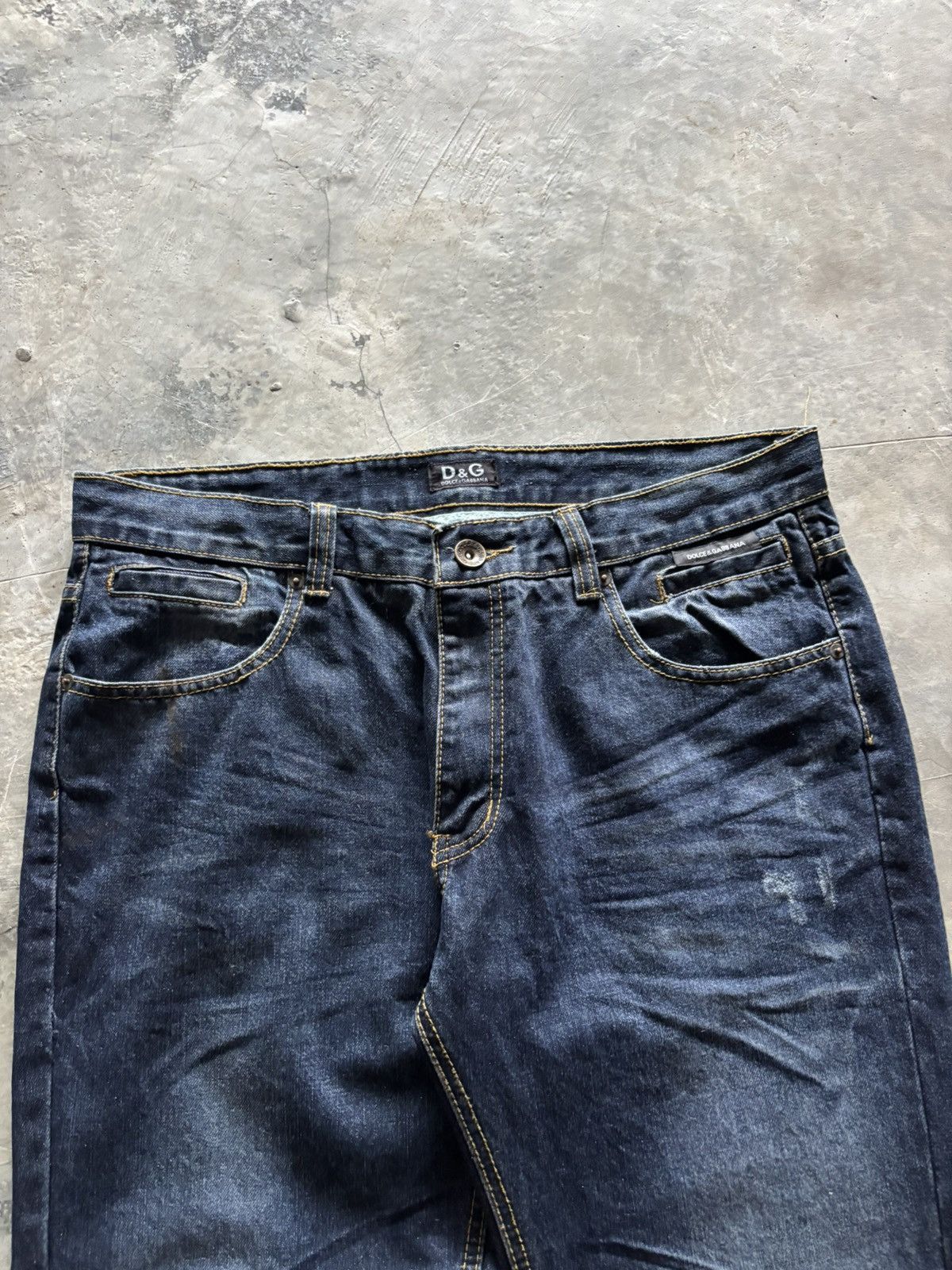 Dolce & Gabbana DOLCE GABBANA distressed archived jeans washed whiskered Size US 35 - 2 Thumbnail