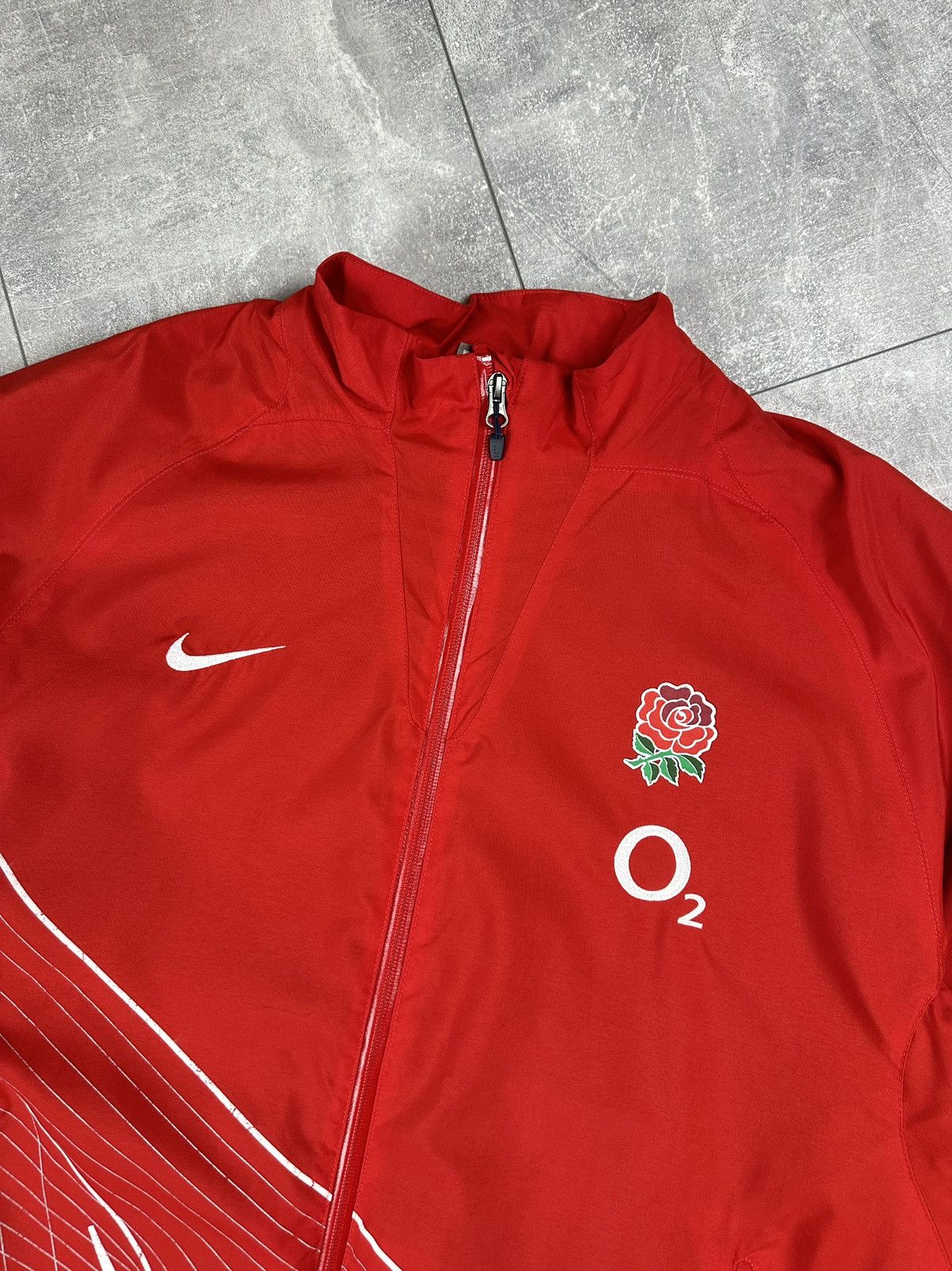 Nike Nike England National Team Rugby Vintage Jacket Size US XXL / EU 58 / 5 - 11 Thumbnail