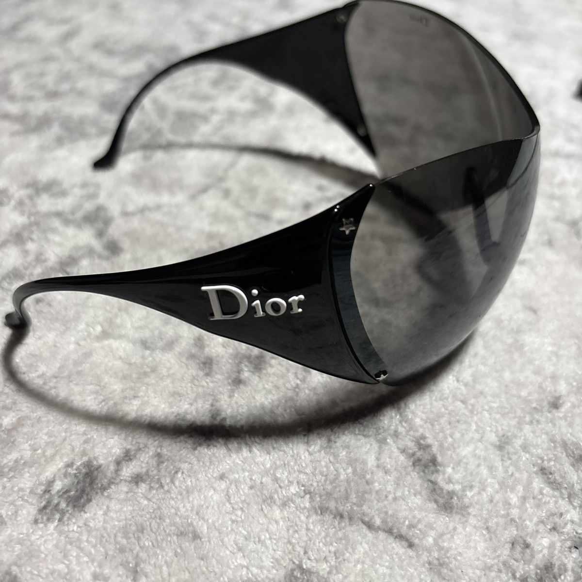 Dior Dior by Galliano 2003 Ski 1 Glasses Black & White Size ONE SIZE - 2 Thumbnail