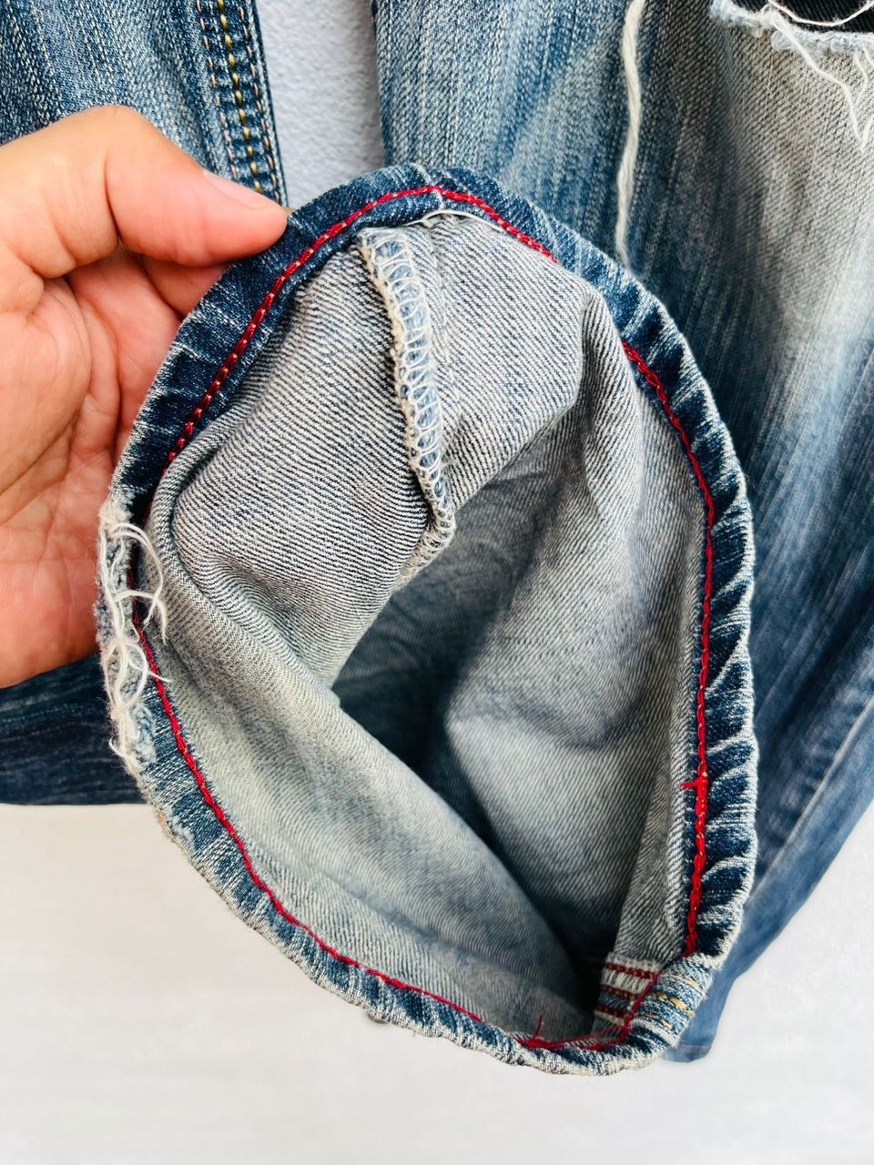 Edwin × Japanese Brand Vintage Edwin Exclusive XV Distressed Japanese Fashion Style Size US 35 - 10 Thumbnail