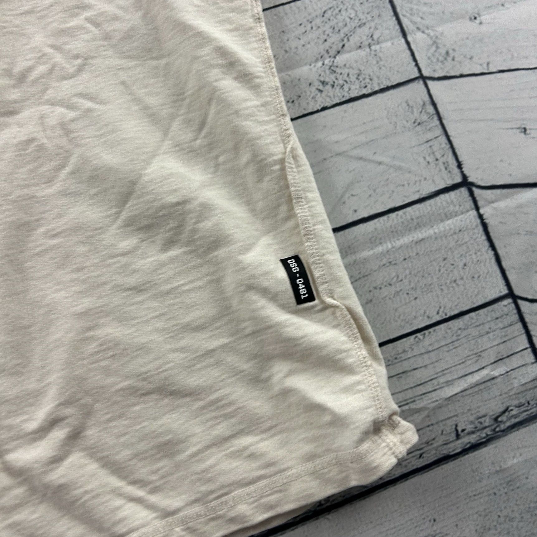 ASRV ASRV Short Sleeve T-Shirt Men's M Ivory Cream Shirt Size US M / EU 48-50 / 2 - 2 Thumbnail