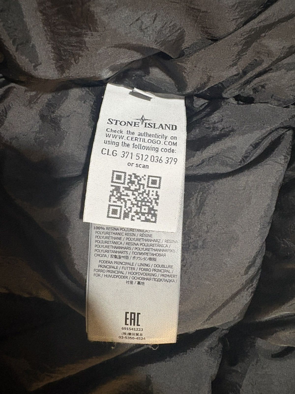 Stone Island Stone Island Garment Dyed Crinkle NY Down Jacket-Black Small Size US S / EU 44-46 / 1 - 7 Thumbnail