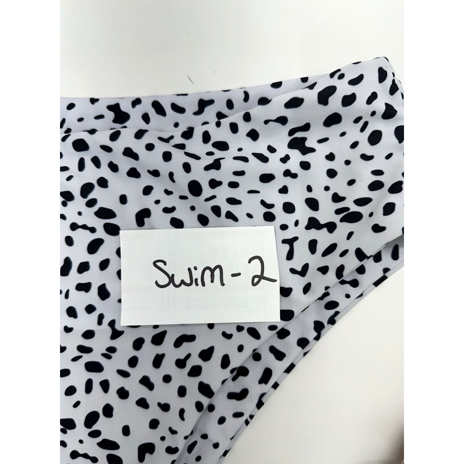 Shein Shein Womens Bottoms Bikini Animal Print High-Waisted Size M White Beach Mens Girls Womens Size 32" / US 10 / IT 46 - 7 Thumbnail