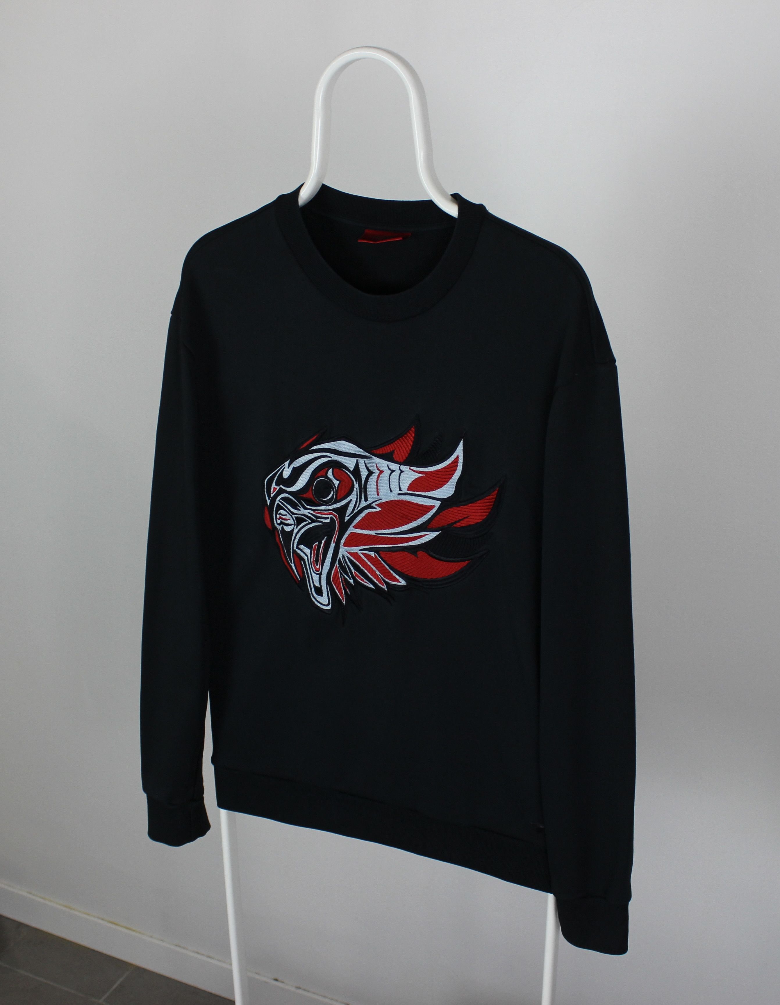 Hugo Boss Hugo Boss sweatshirt men cotton big logo M L Size US L / EU 52-54 / 3 - 6 Thumbnail