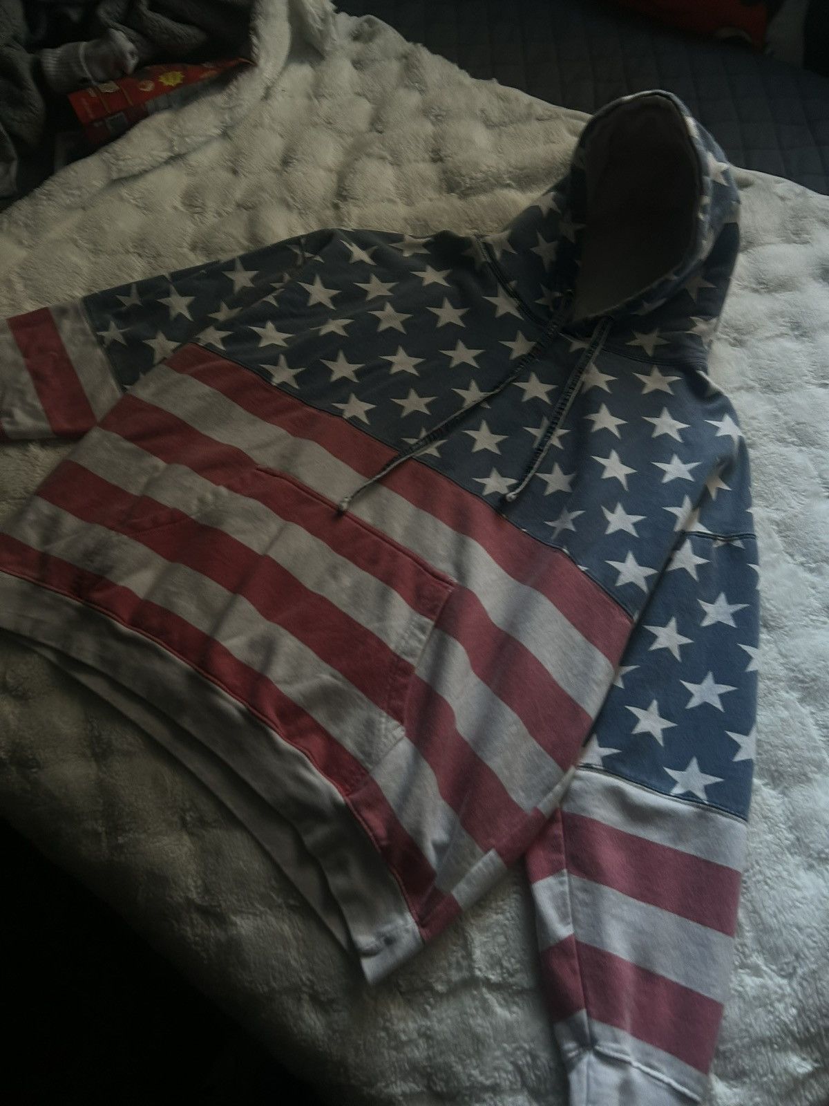 Vintage Vintage America Flag hoodie Size US XL / EU 56 / 4 - 1 Thumbnail