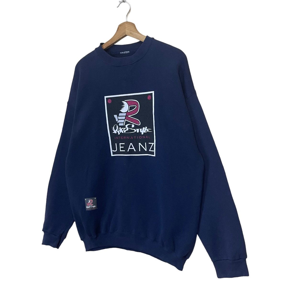 Japanese Brand Vintage 90s Rapp Style Jeanz Crewneck Sweatshirt Size US L / EU 52-54 / 3 - 3 Thumbnail