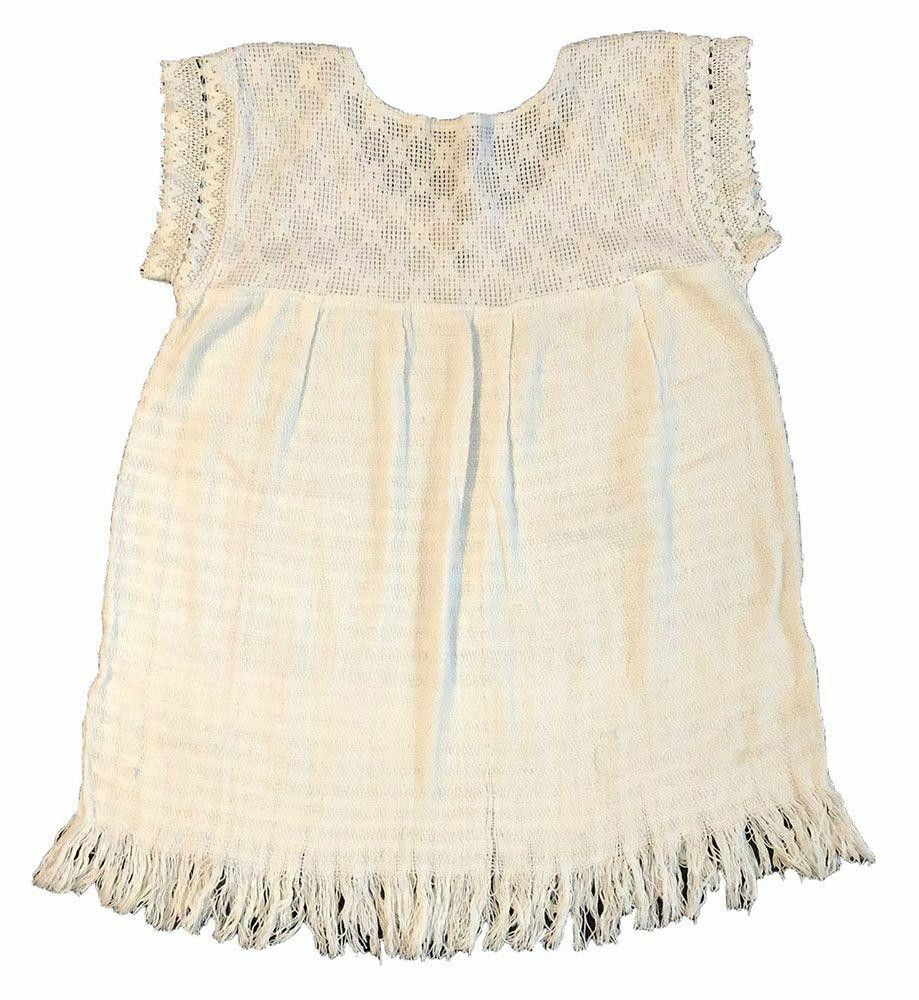 Designer Pre Owned White Hand Made Loomed Blouse L Size L / US 10 / IT 46 - 3 Thumbnail