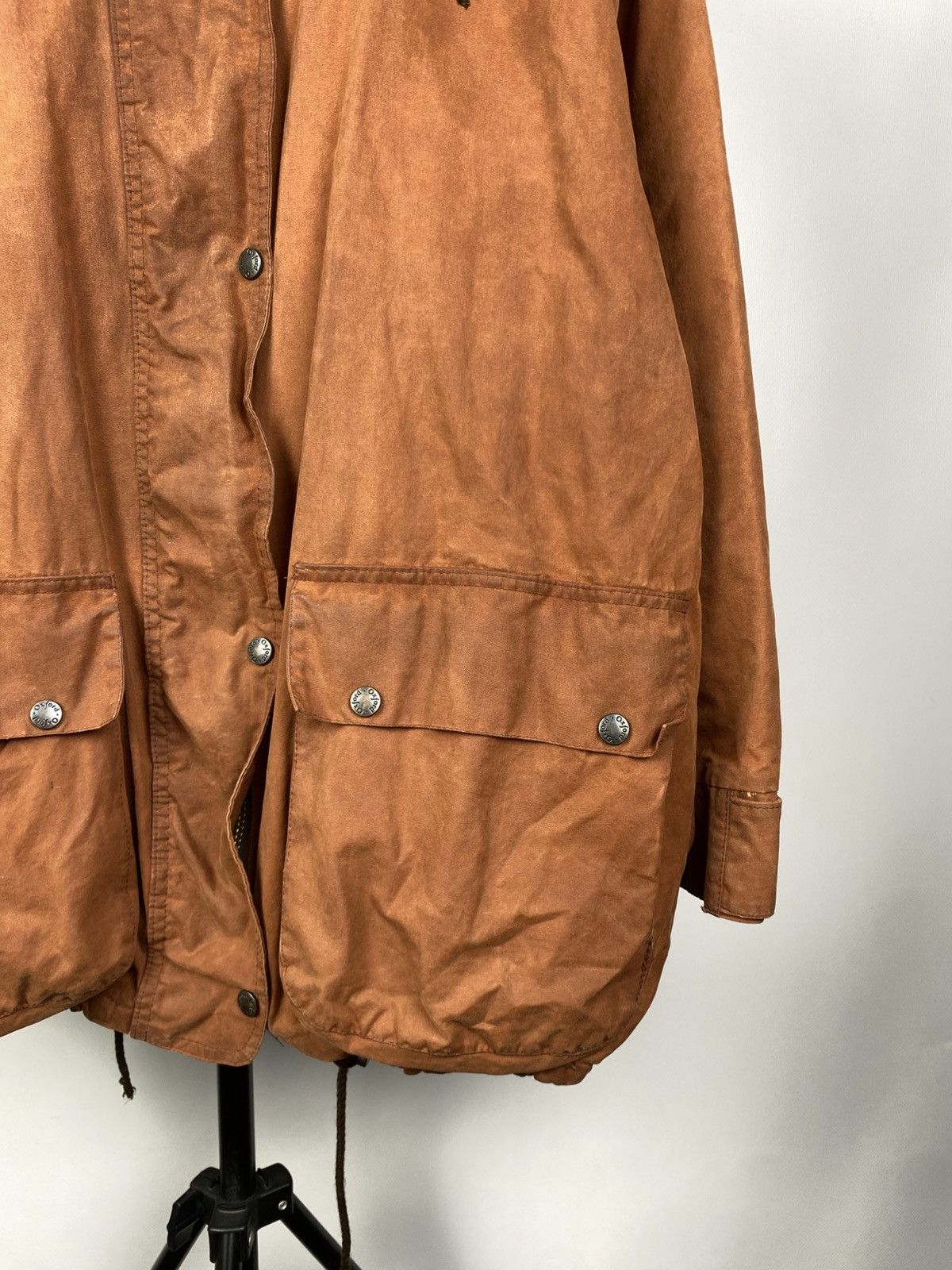 Barbour × Vintage Vintage 90s Outdoor Wear Oxford waxed London jacket Size US M / EU 48-50 / 2 - 7 Thumbnail