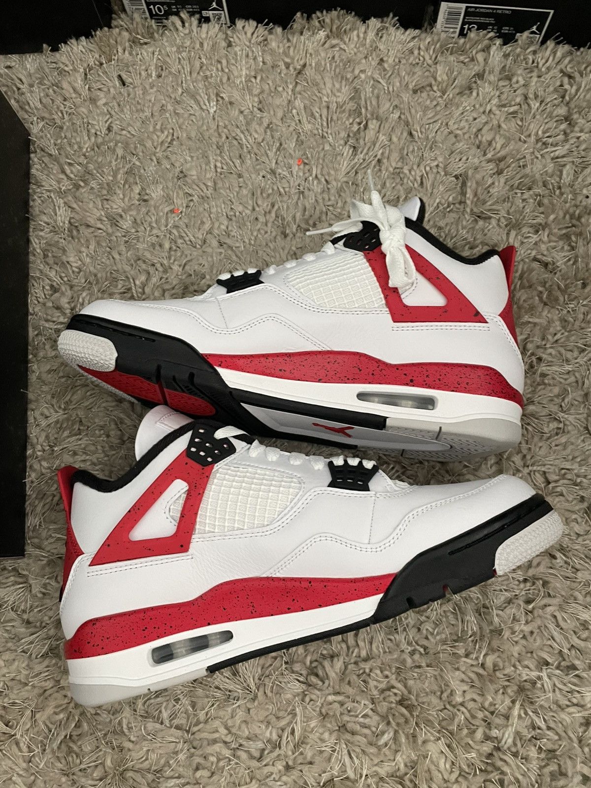 Jordan Brand Jordan 4 Red Cement Size US 9 / EU 42 - 3 Thumbnail