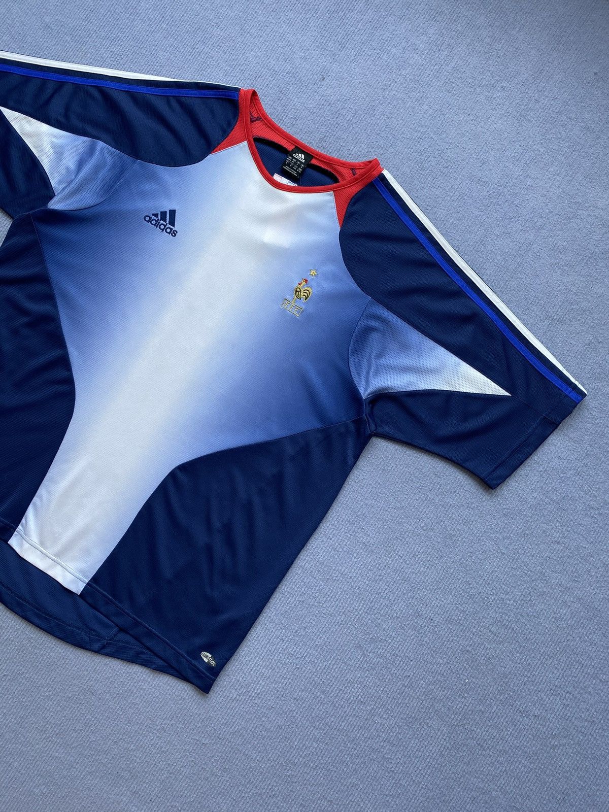 Adidas Rare Adidas 2003-04 France Training Jersey🇫🇷⚡️ Size US XL / EU 56 / 4 - 3 Thumbnail