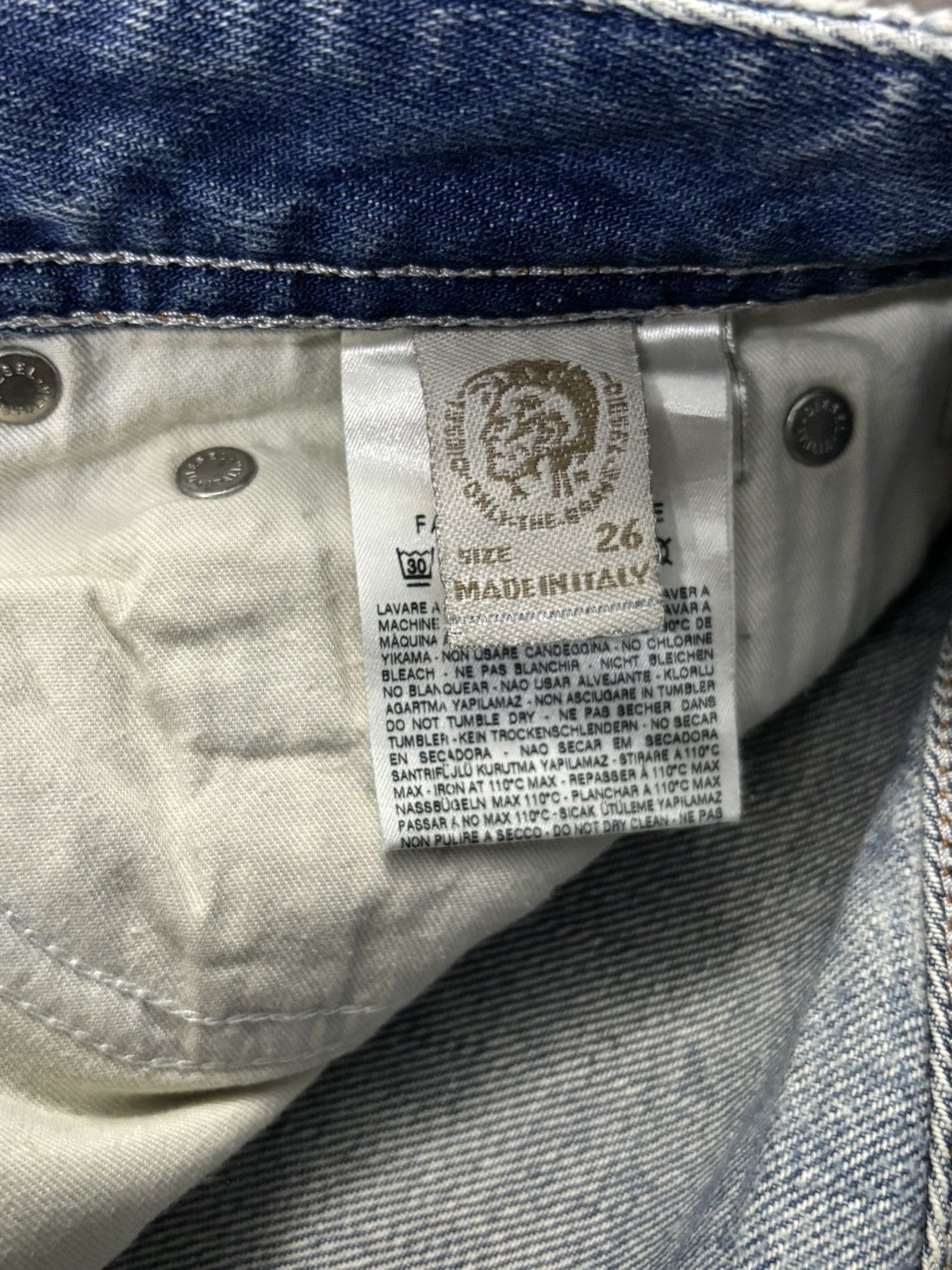 Diesel Vintage Diesel Industry Zatiny Flare Distressed Grunge Jeans Size US 29 - 18 Thumbnail