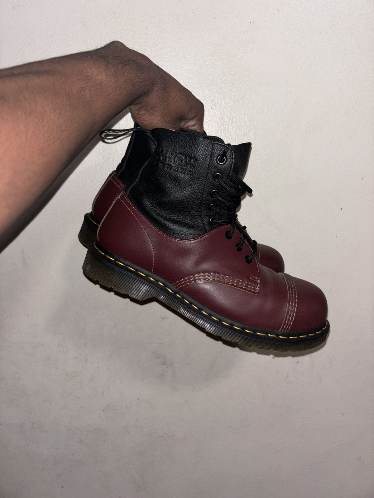 Dr. Martens × MM6 1460 Twisted & Reimagined Steel-Toe Trunk Boots Size US 10 / EU 43 - 1 Thumbnail