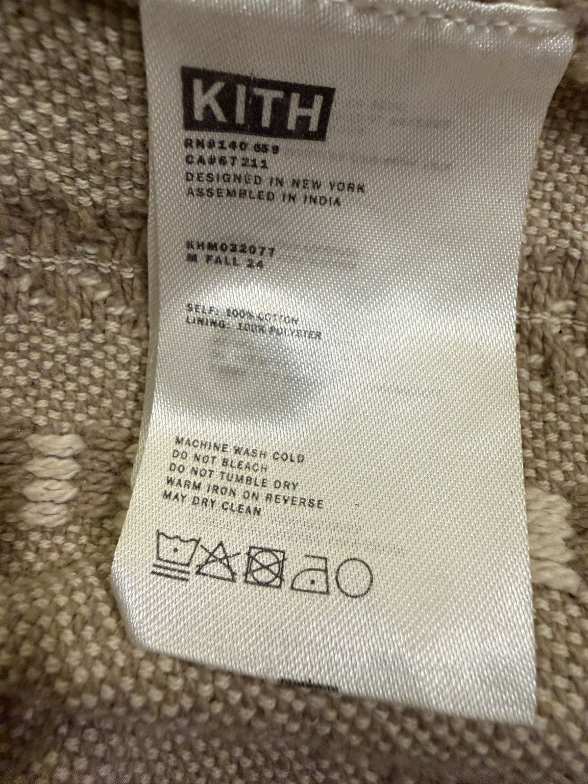 Kith Kith Mixed Stripe Tweed Boxy Collared Overshirt L Size US L / EU 52-54 / 3 - 6 Thumbnail